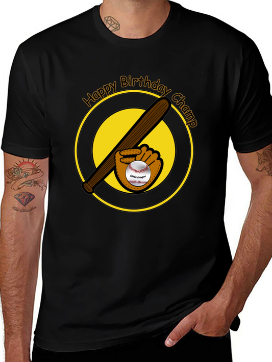 Happy Birthday Champ Baseball T-Shirt