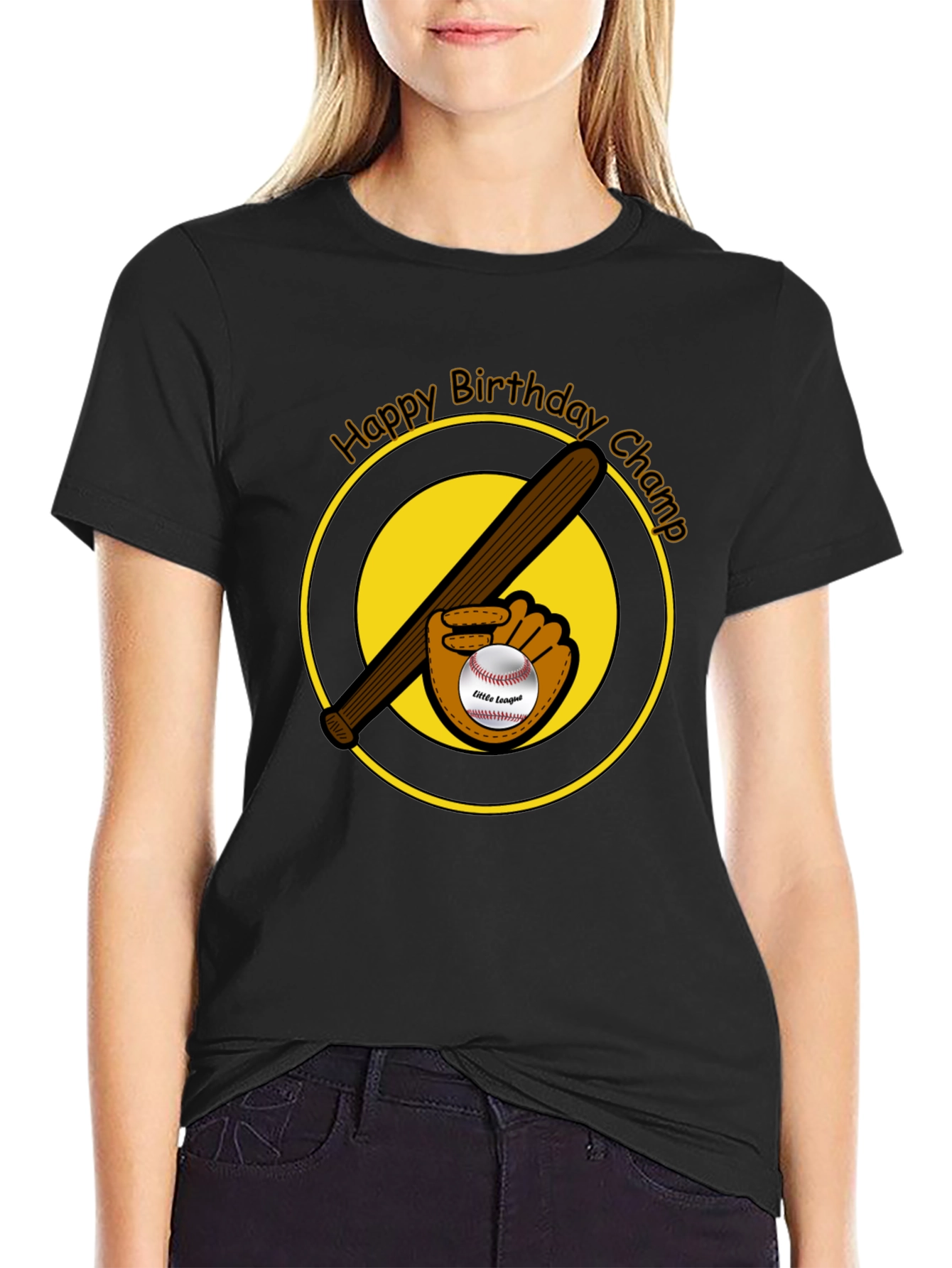 Happy Birthday Champ Baseball T-Shirt