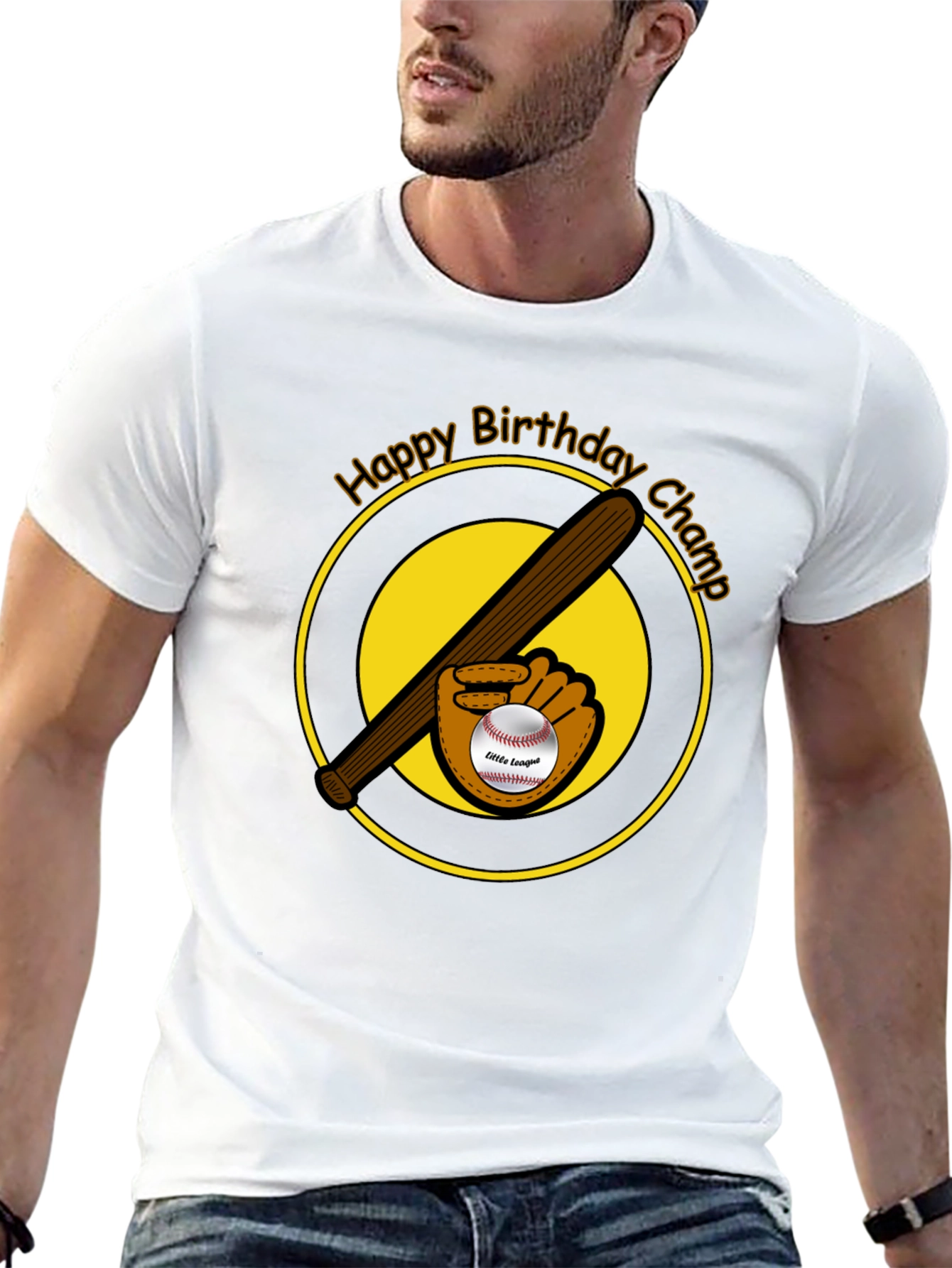 Happy Birthday Champ Baseball T-Shirt
