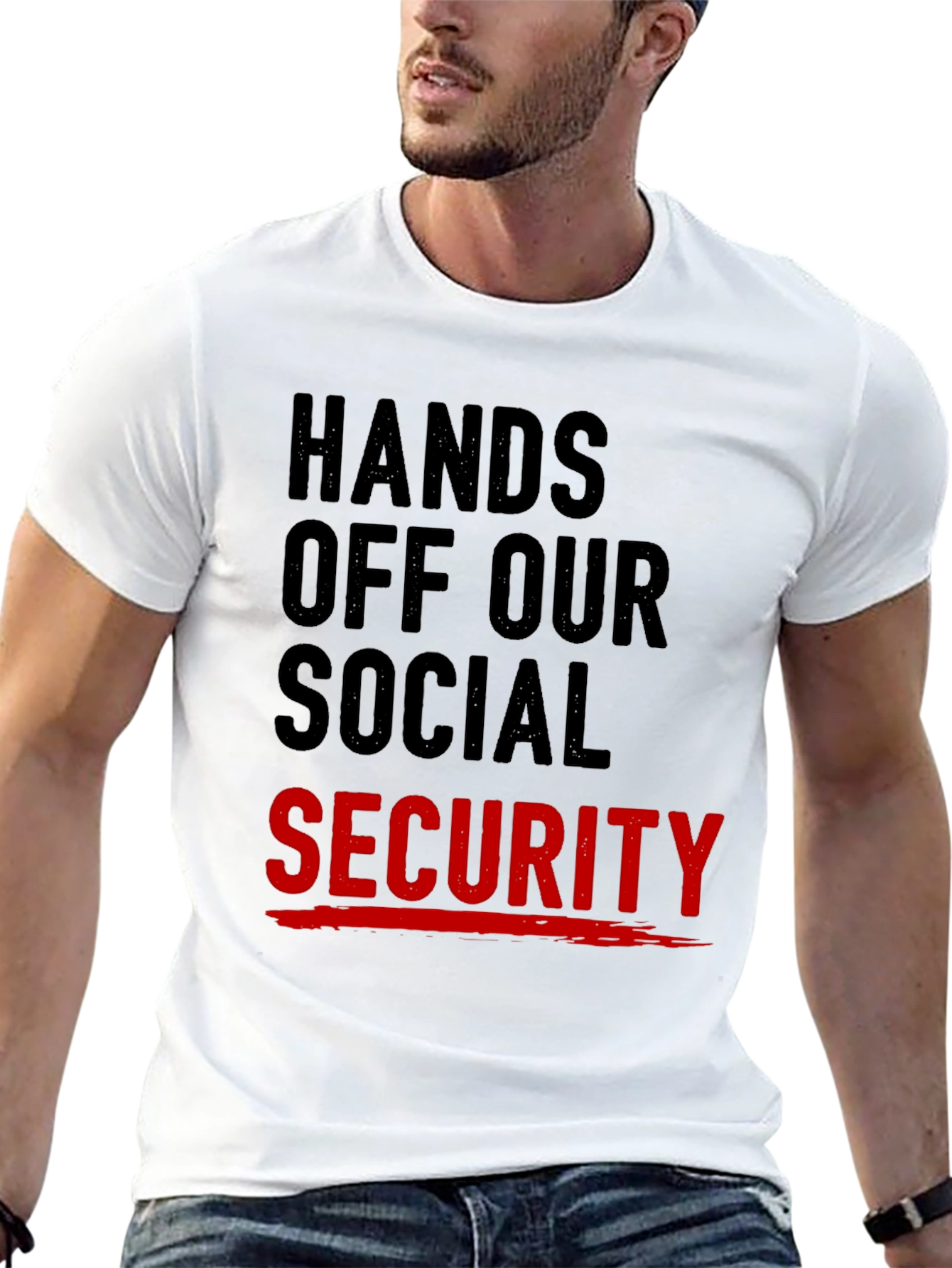 Hands Off Our Social Security Graphic T-Shirt