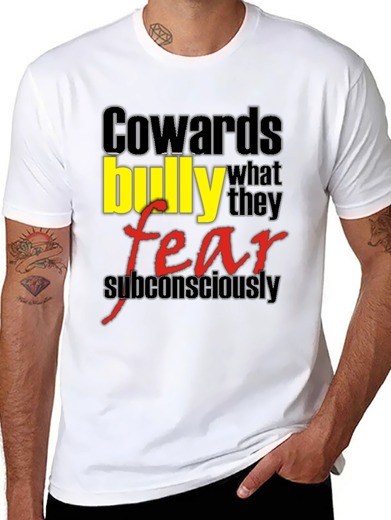 Cowards Bully Fear T-Shirt