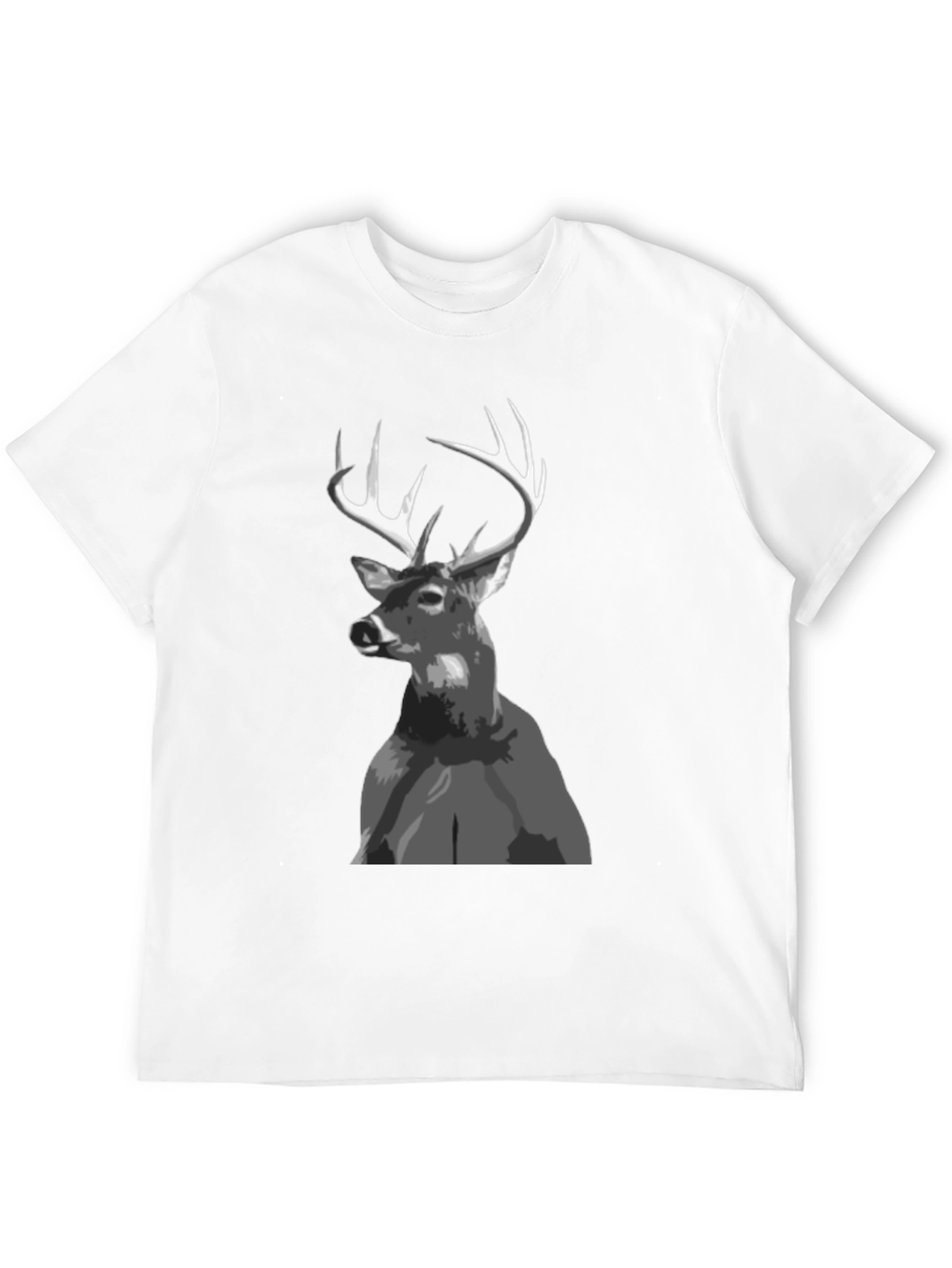 Buck Deer Graphic Tee - Black