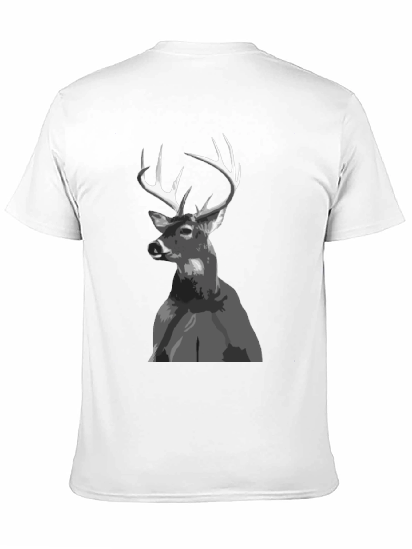 Buck Deer Graphic Tee - Black