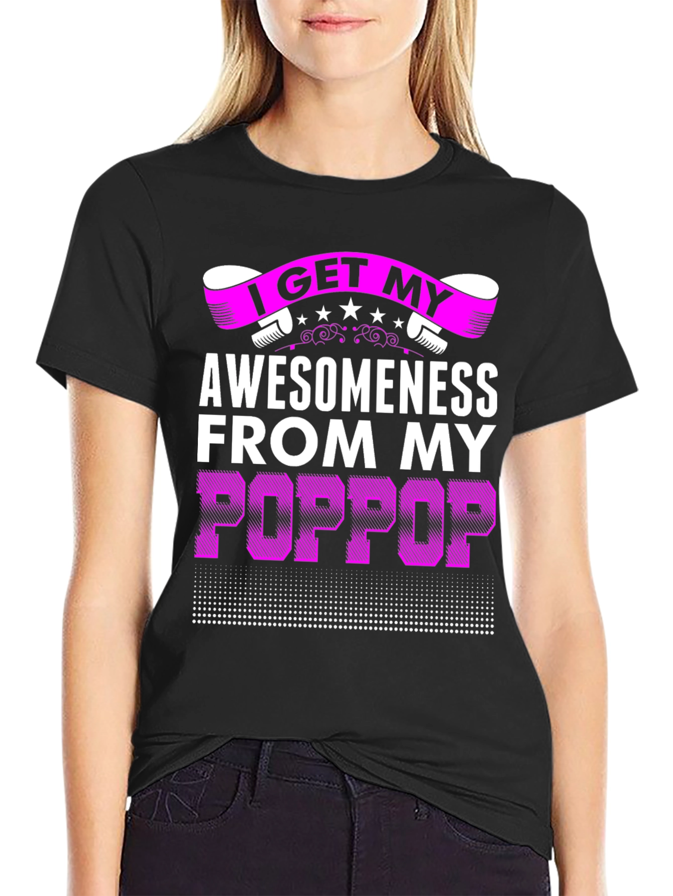 Awesomeness from My Poppop Graphic T-Shirt