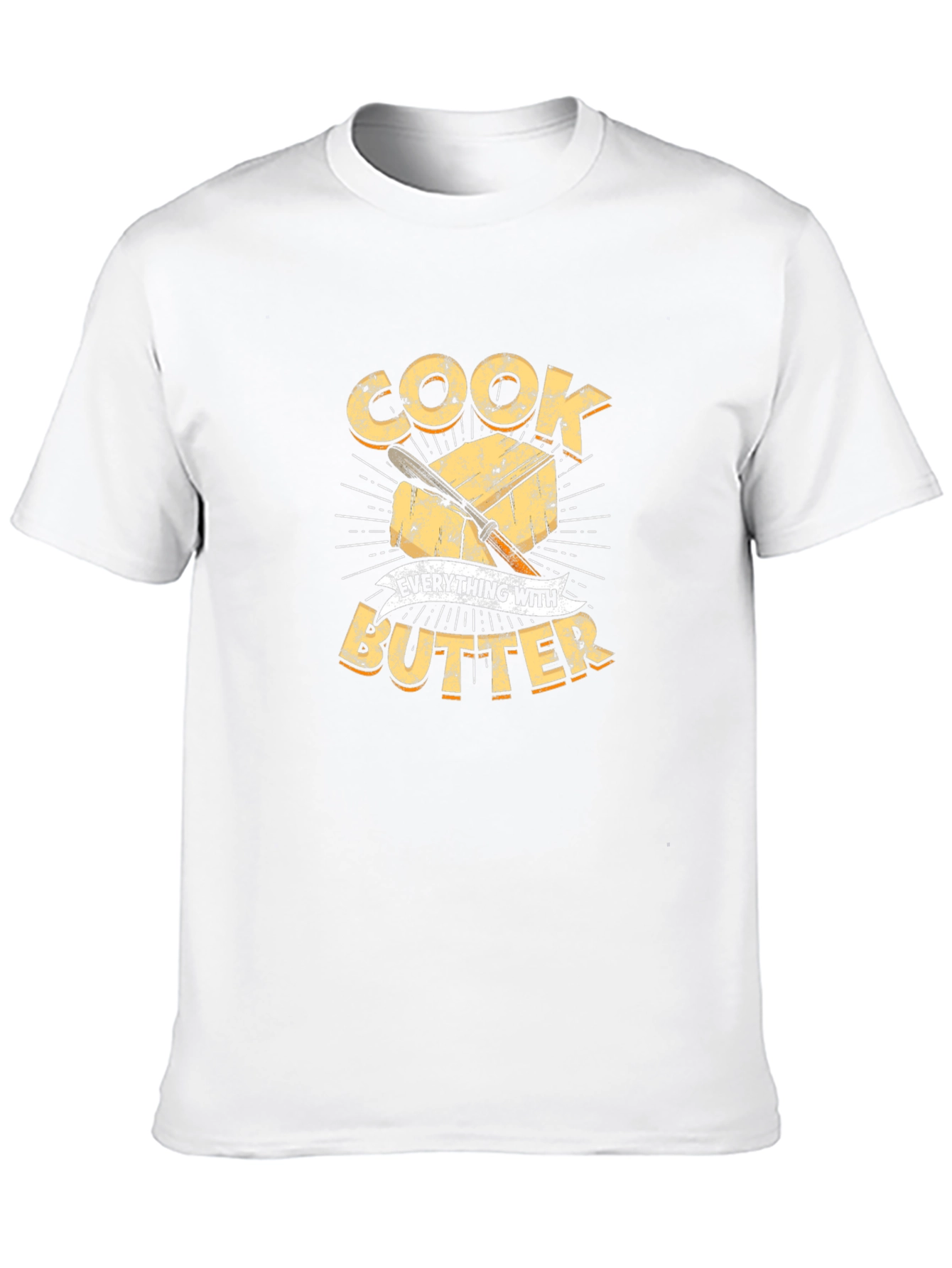 Cook Everything With Butter T-Shirt Chef Shirt