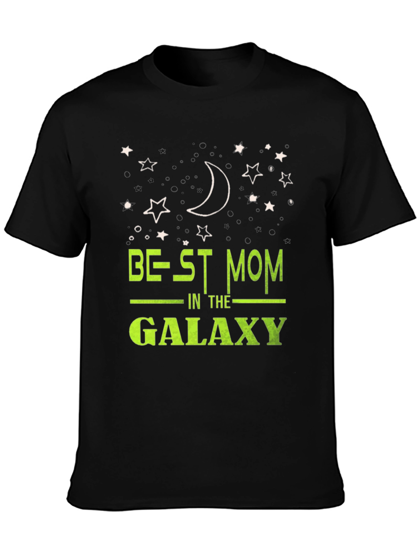 Best Mom in the Galaxy Black T-Shirt