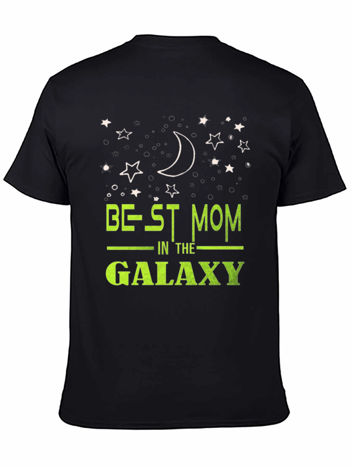Best Mom in the Galaxy Black T-Shirt