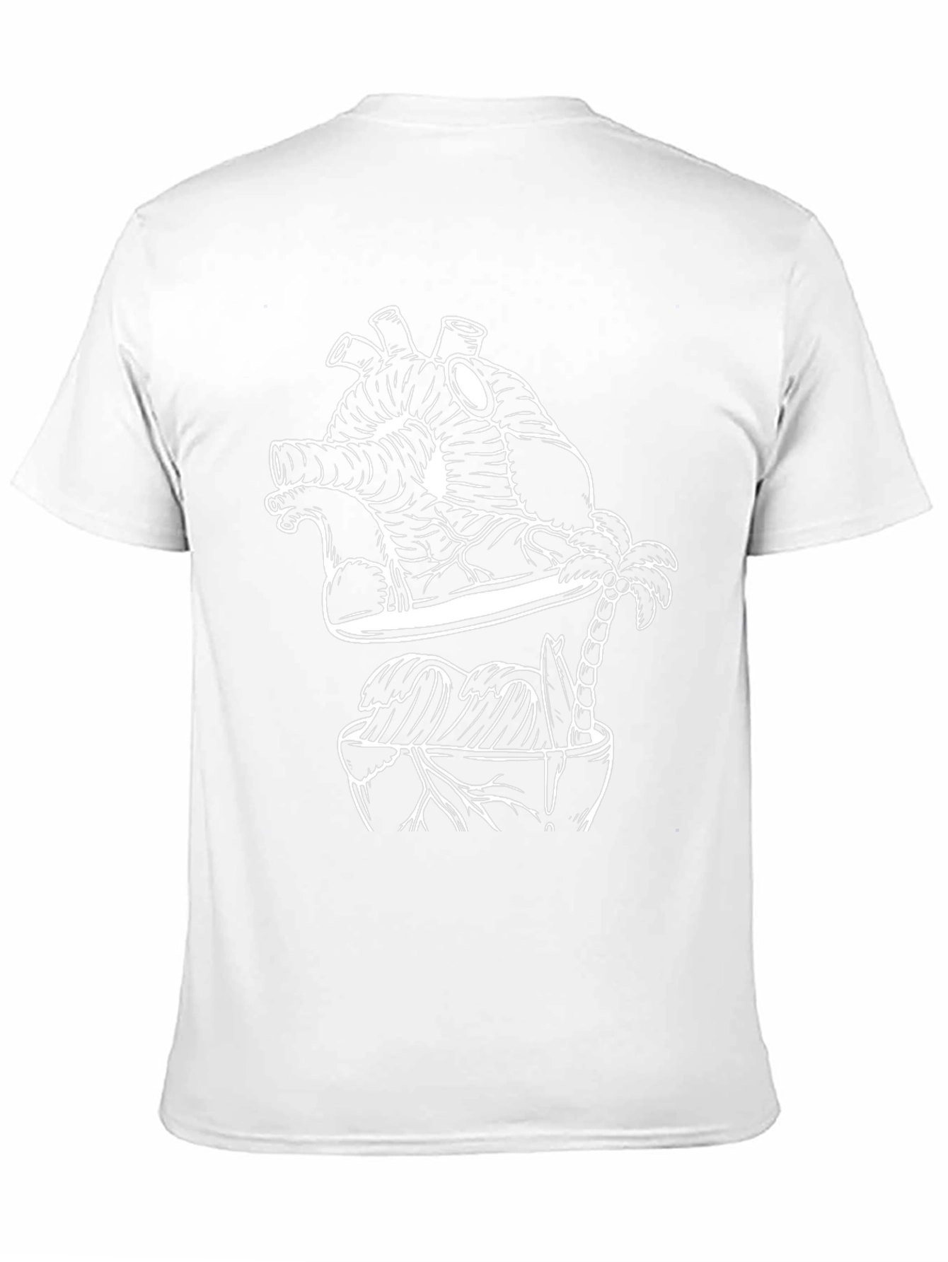 Heart Surf T-Shirt - Unique Graphic Tee