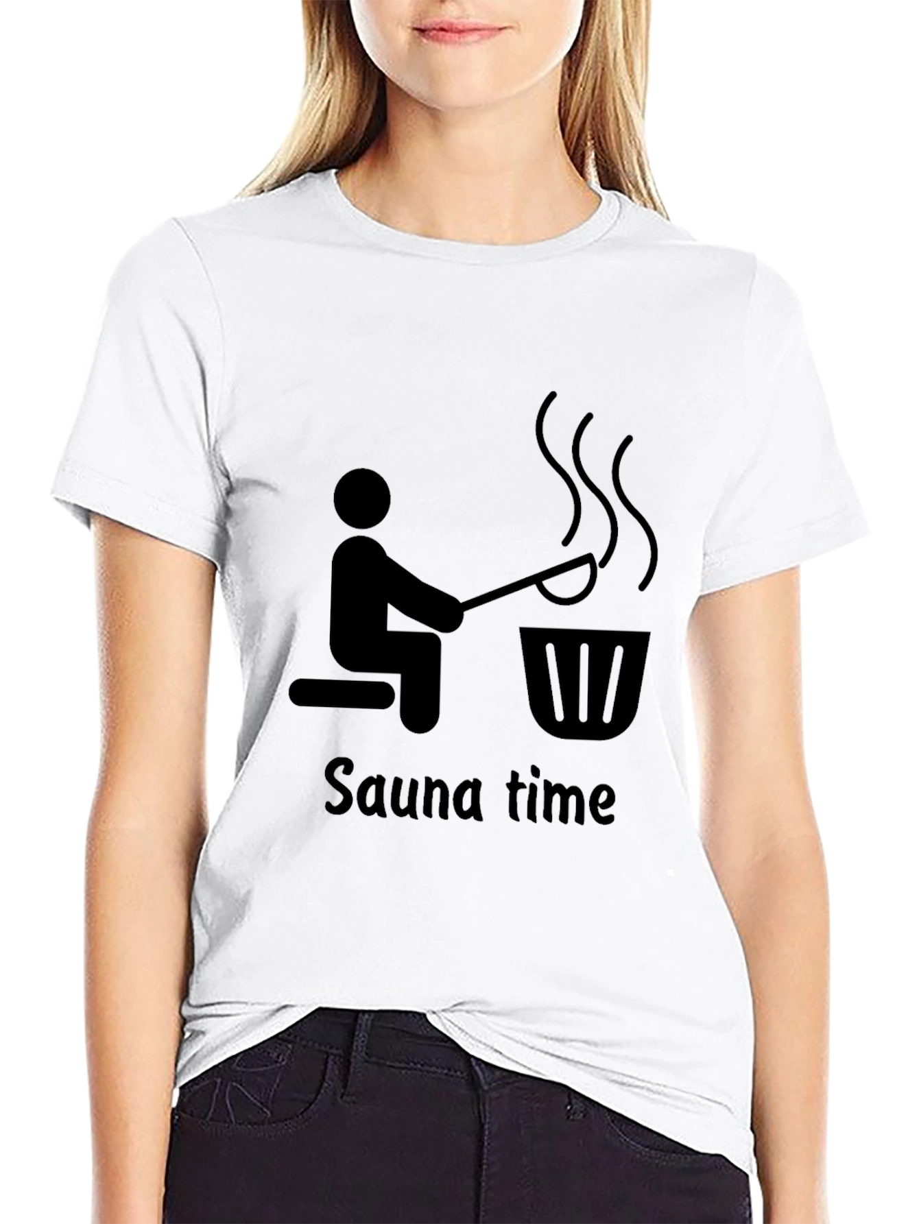 Sauna Time Graphic T-Shirt - Relax & Unwind