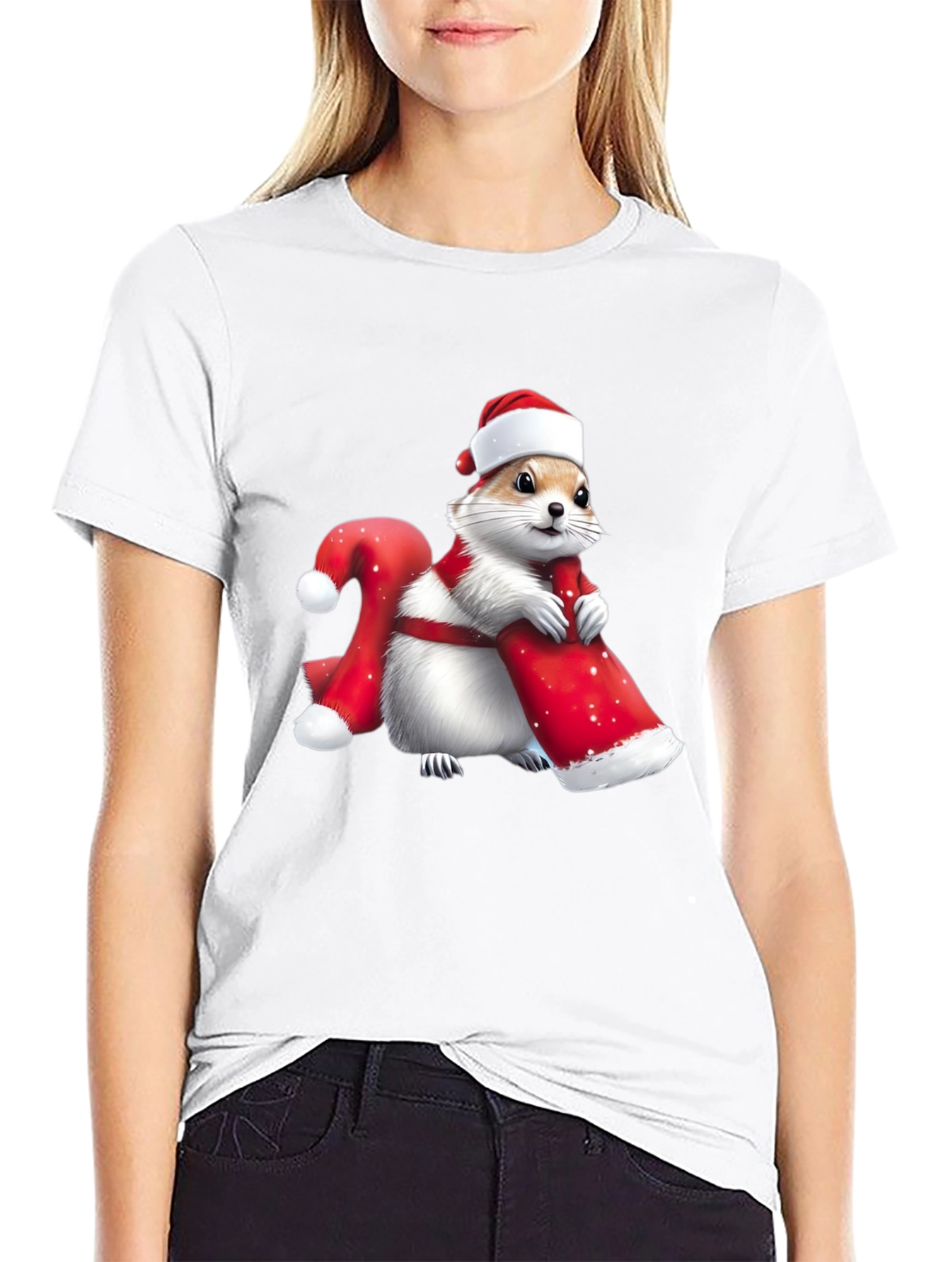Festive Hamster Christmas T-Shirt