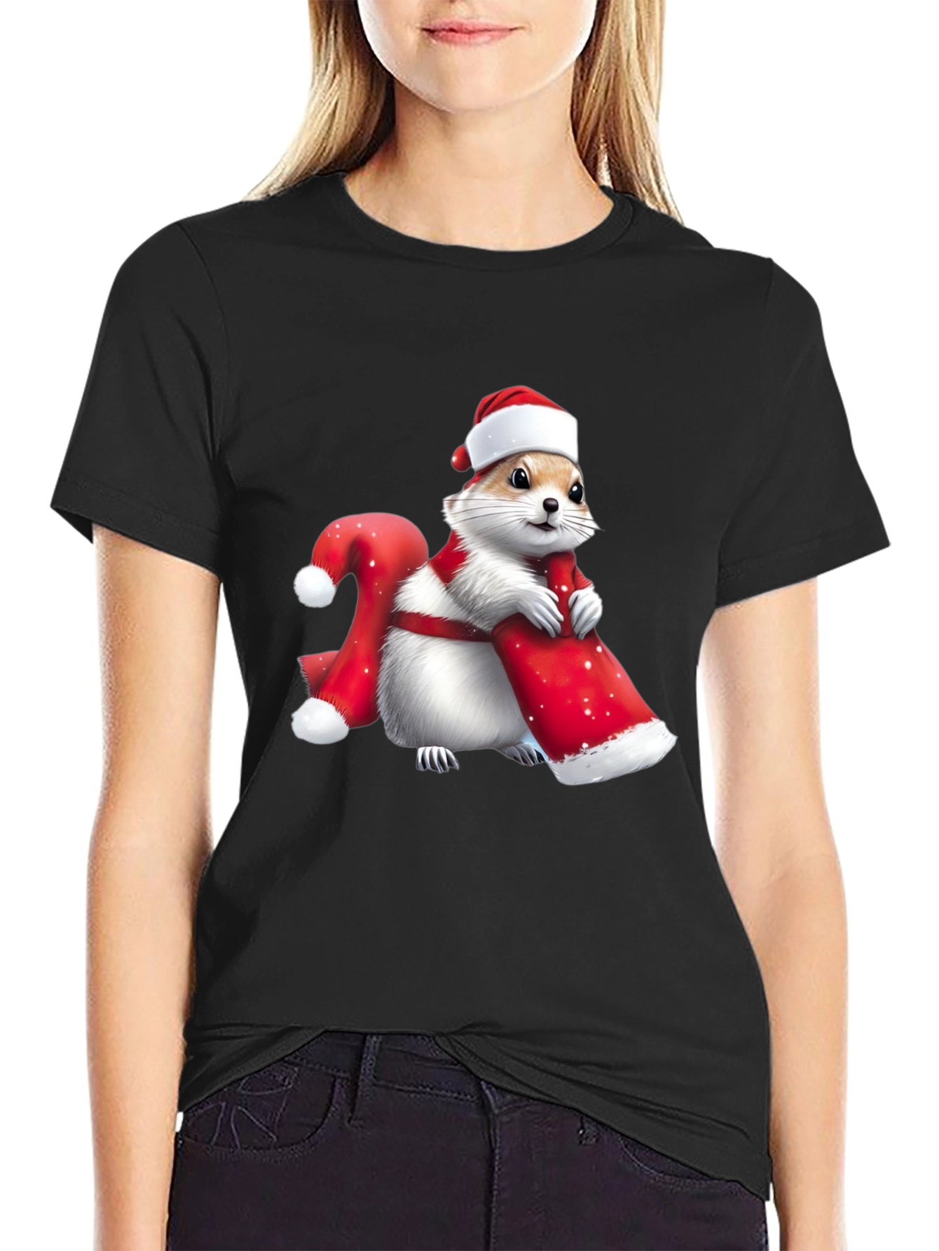 Festive Hamster Christmas T-Shirt