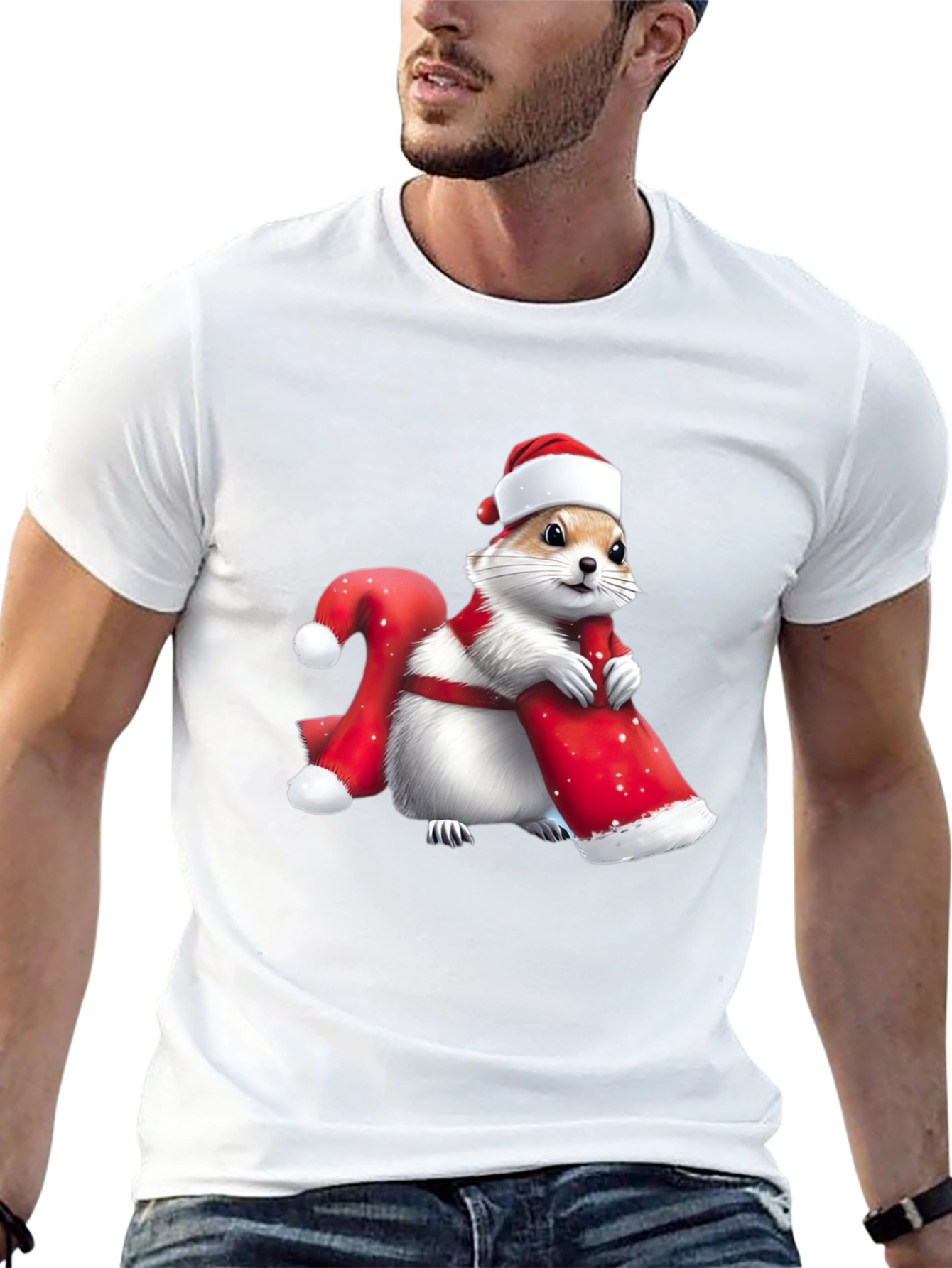 Festive Hamster Christmas T-Shirt