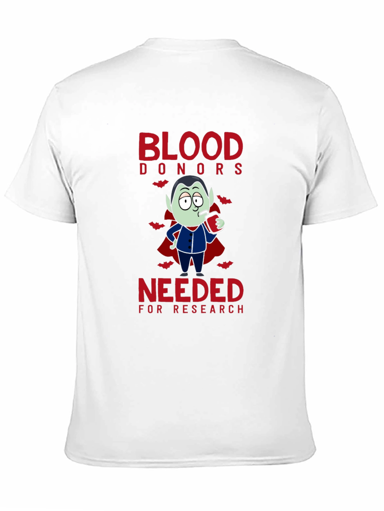 Vampire Blood Donor T-Shirt: Halloween Novelty Tee