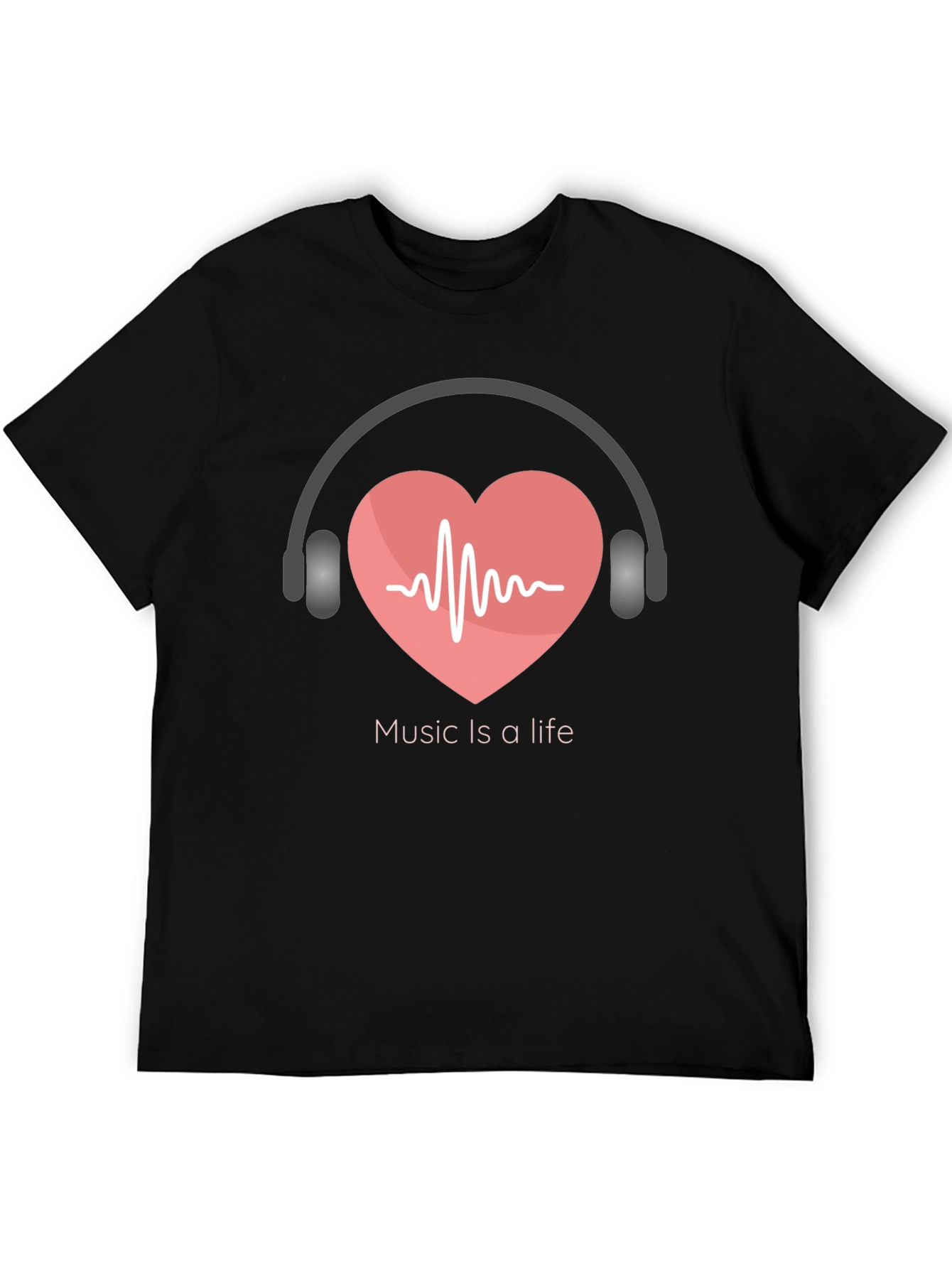 Music Is A Life Graphic Tee