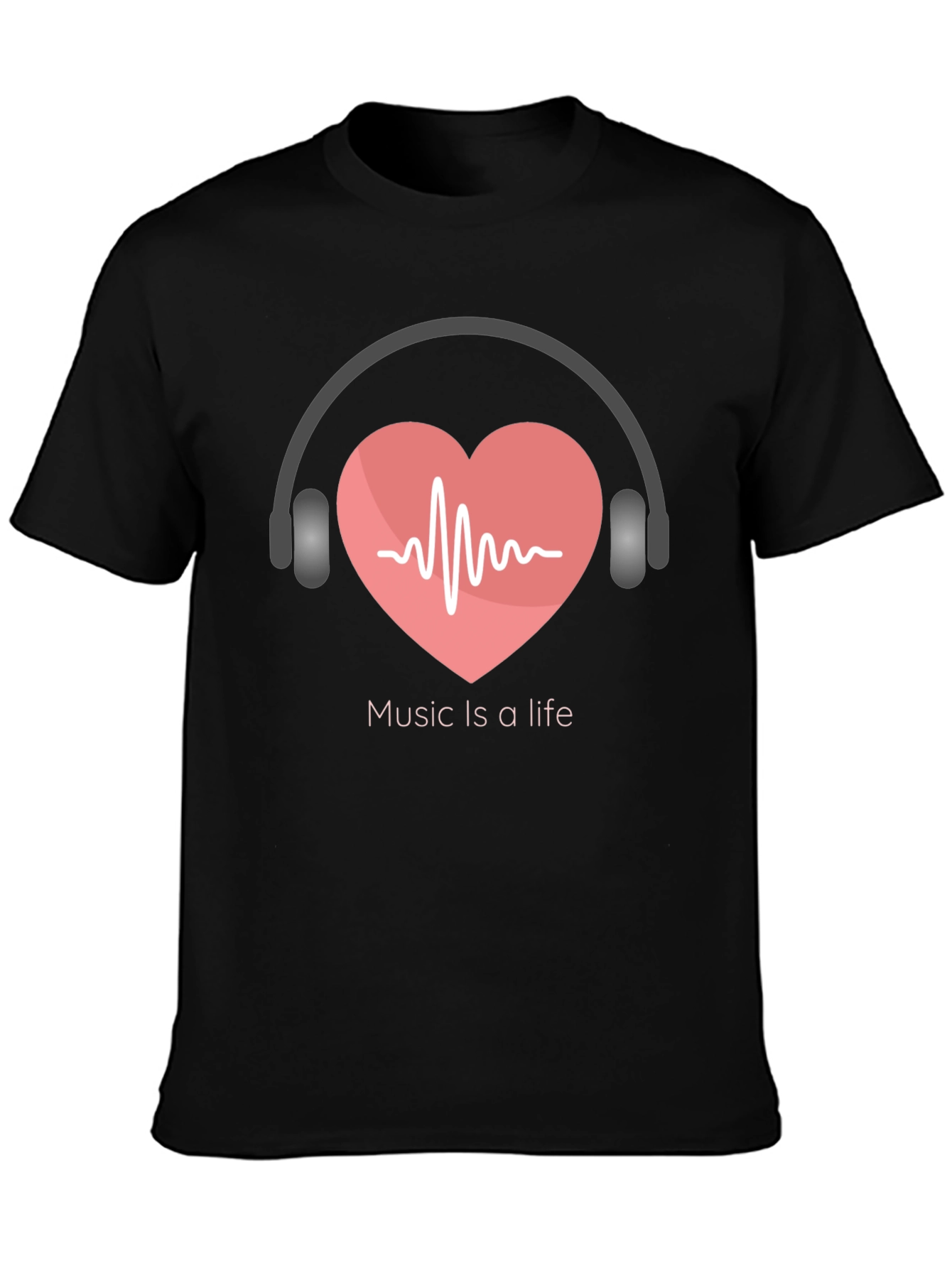 Music Is A Life Graphic Tee