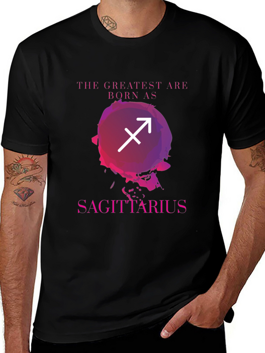 Sagittarius Zodiac T-Shirt - The Greatest are Born as...