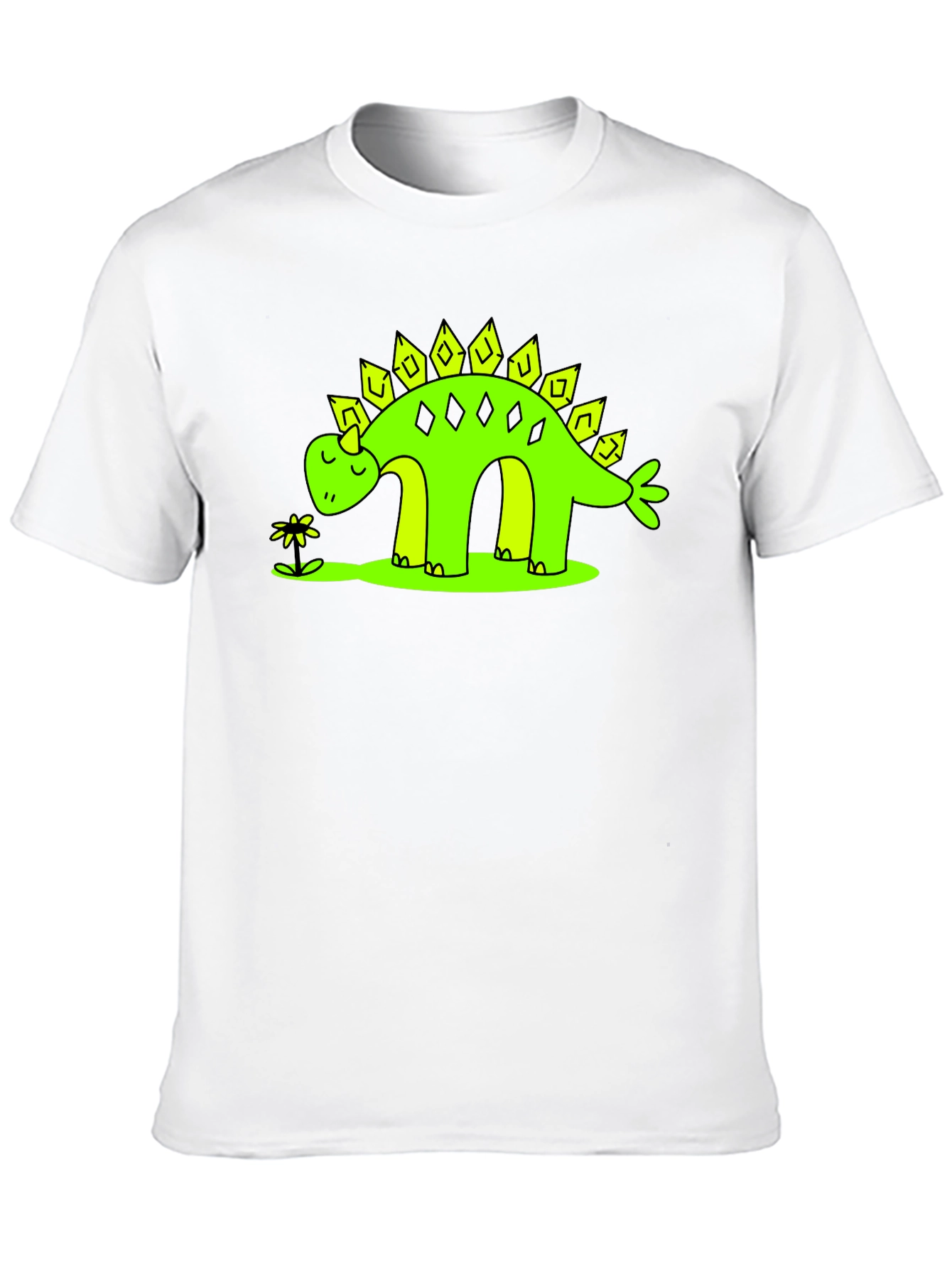 Dinosaur T-Shirt - Cute Stegosaurus Design