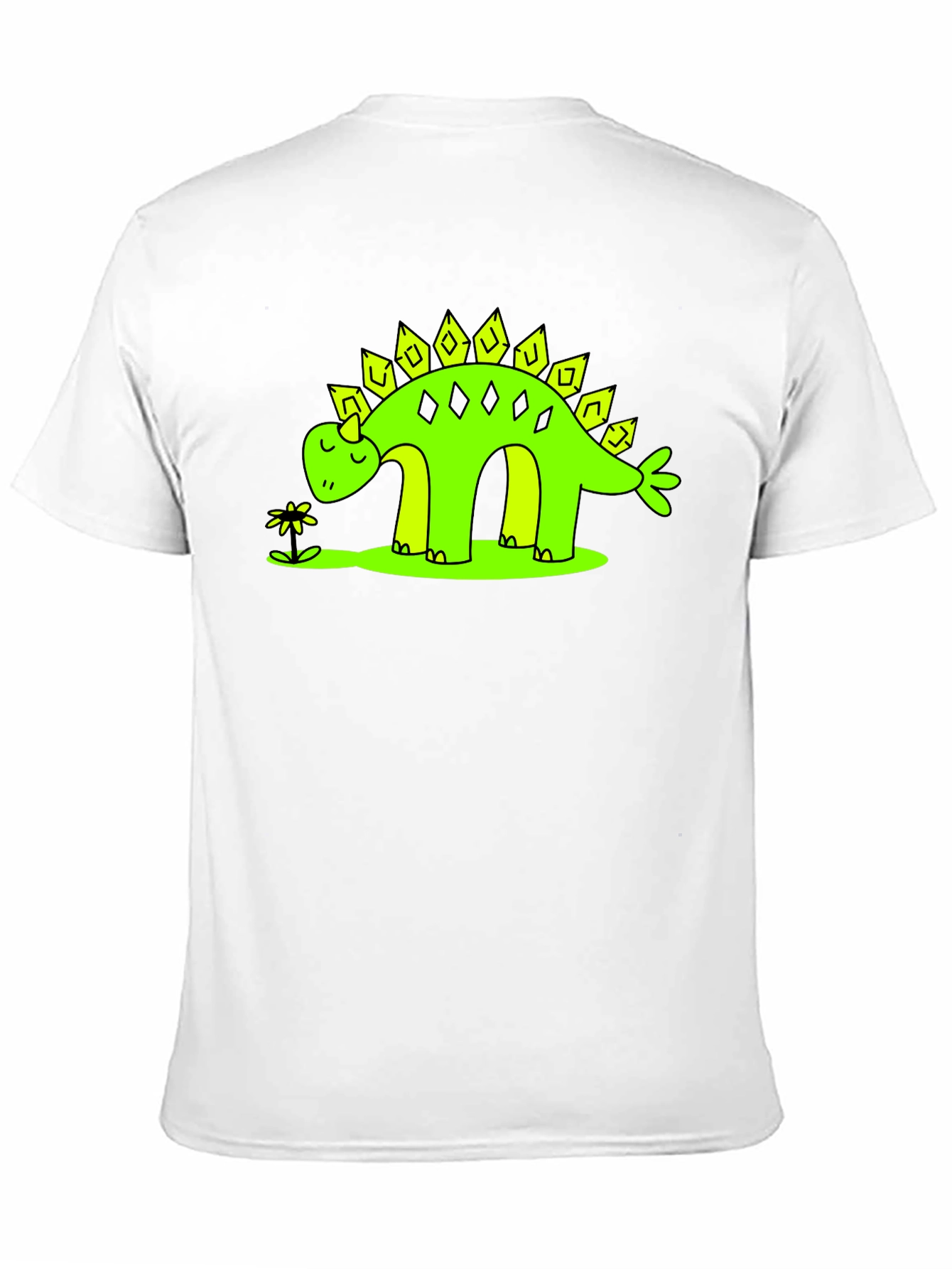 Dinosaur T-Shirt - Cute Stegosaurus Design