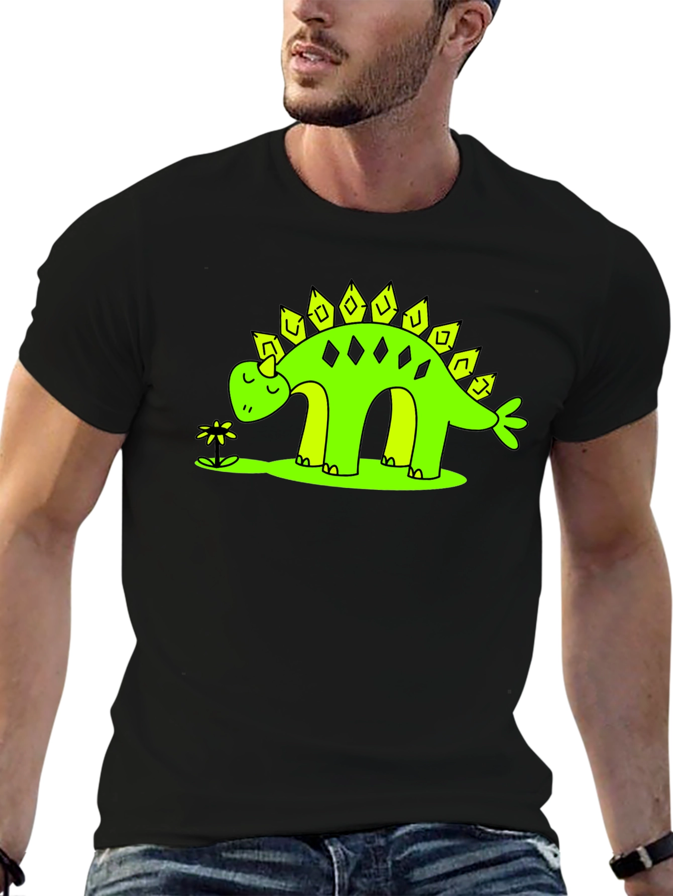 Dinosaur T-Shirt - Cute Stegosaurus Design