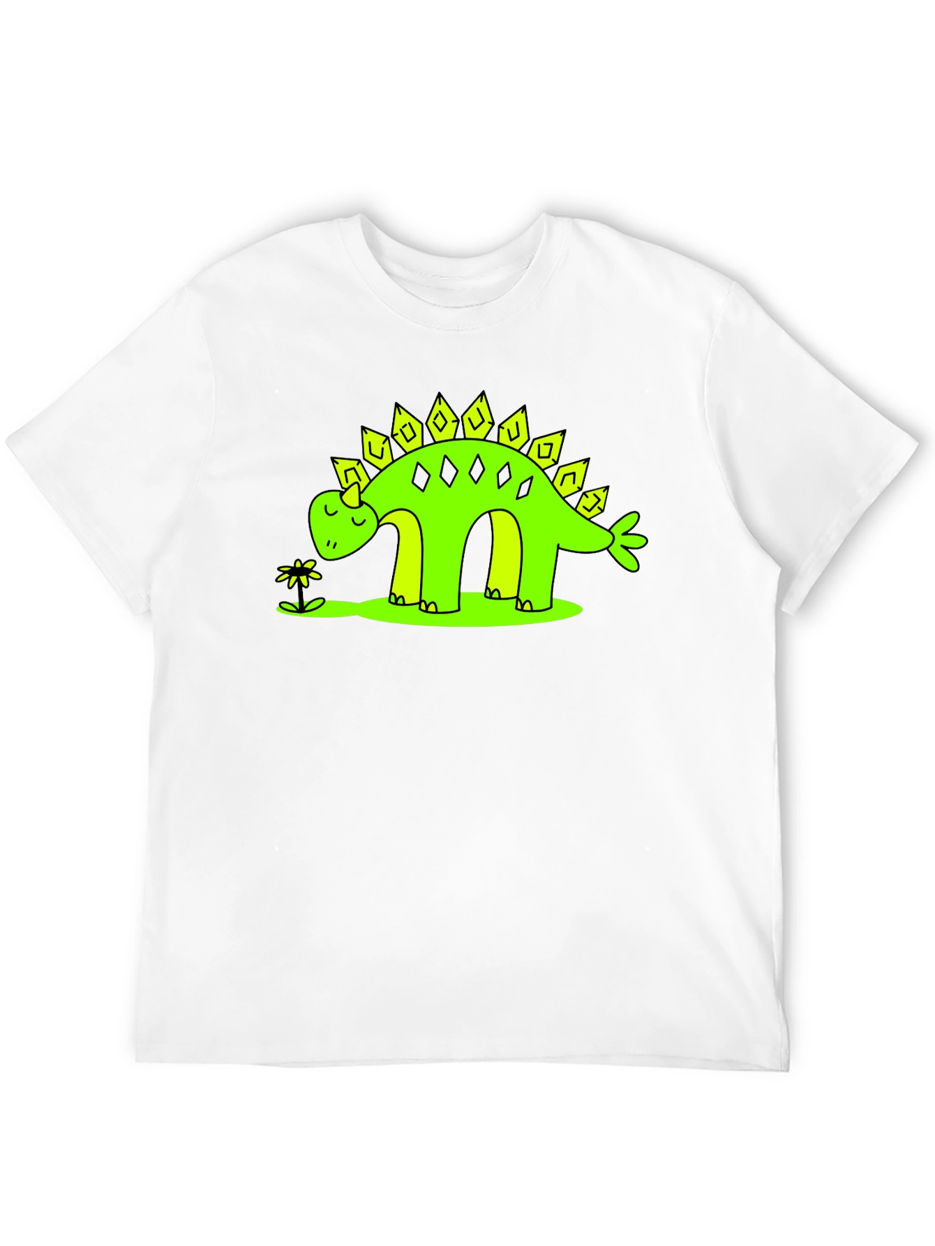 Dinosaur T-Shirt - Cute Stegosaurus Design