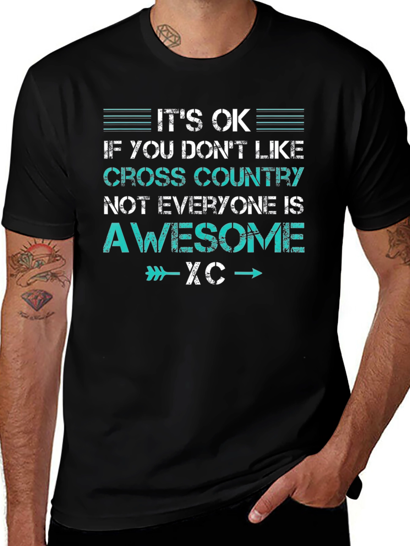 Cross Country Running T-Shirt: Not Everyone Is Awesome XC