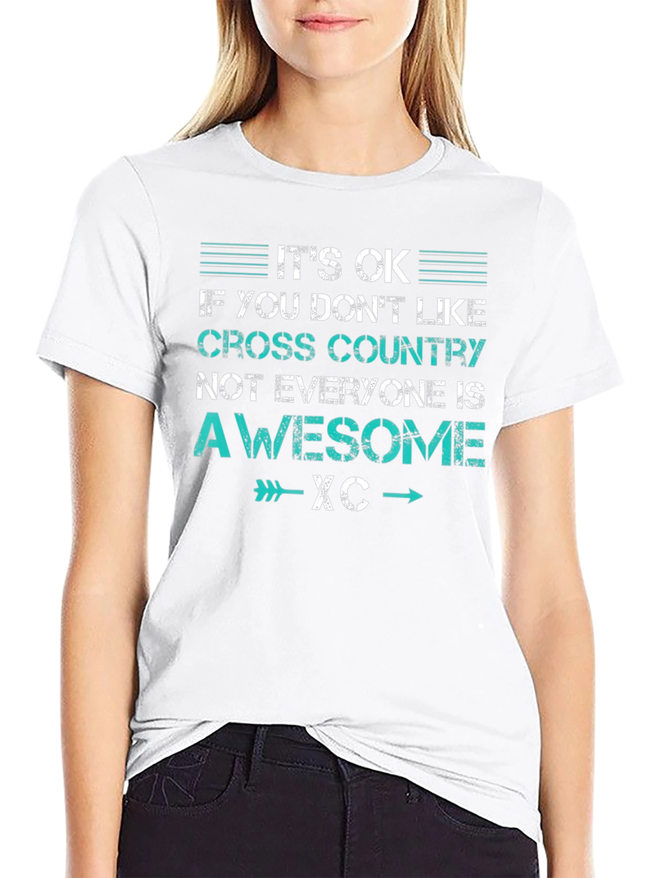 Cross Country Running T-Shirt: Not Everyone Is Awesome XC