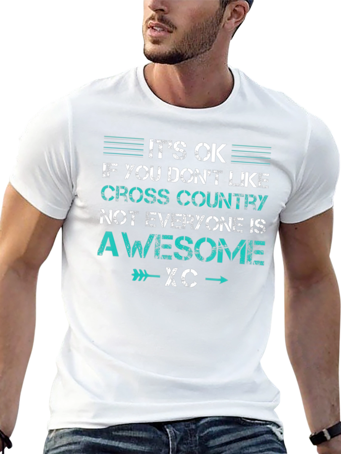 Cross Country Running T-Shirt: Not Everyone Is Awesome XC