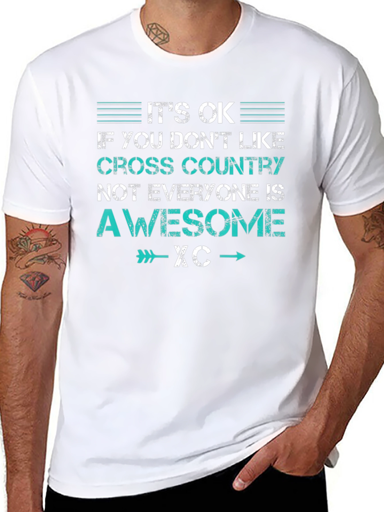 Cross Country Running T-Shirt: Not Everyone Is Awesome XC