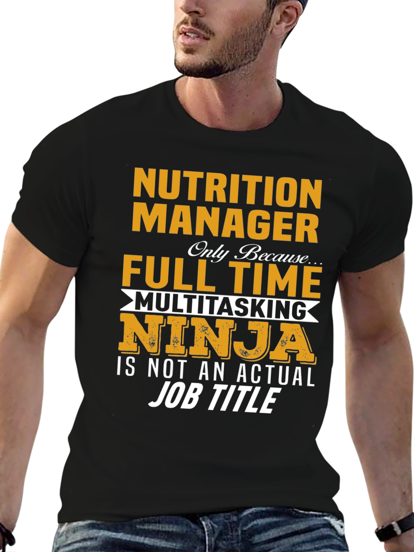 Nutrition Manager Full Time Multitasking Ninja T-Shirt
