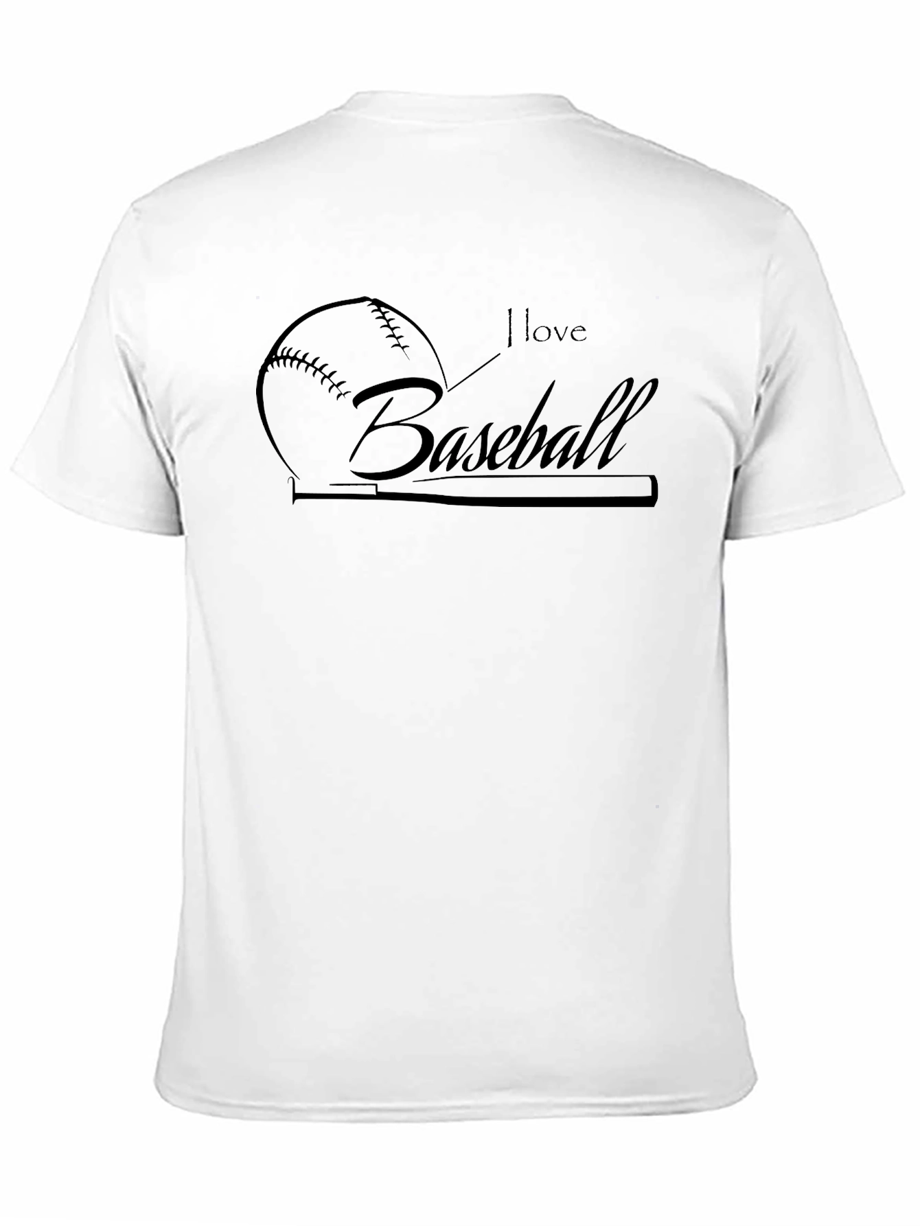 I Love Baseball T-Shirt - Sporty Tee