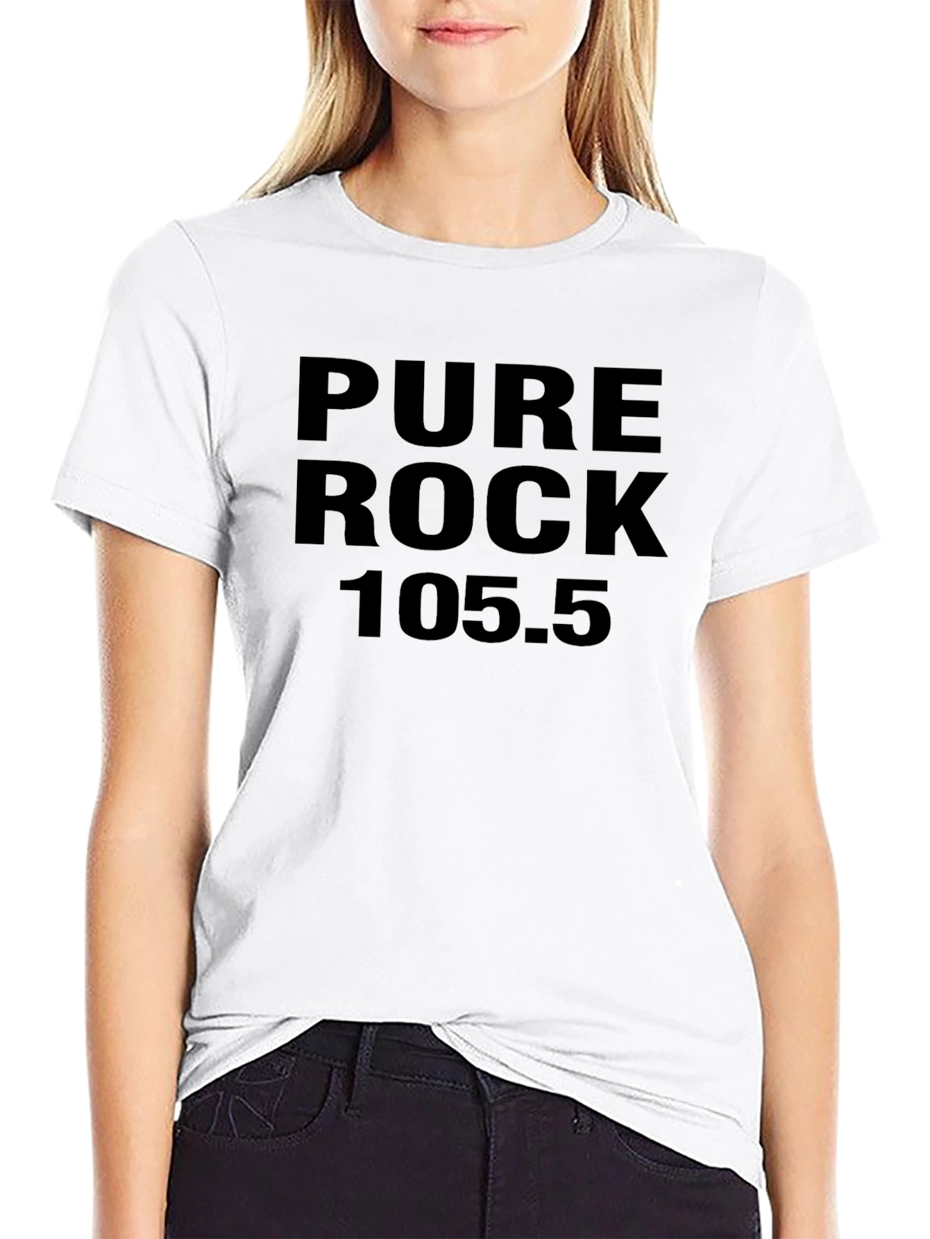 Pure Rock 105.5 Black T-Shirt