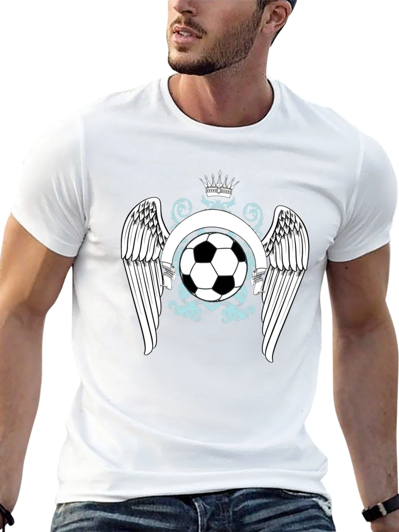 Soccer Crest T-Shirt - Graphic Tee