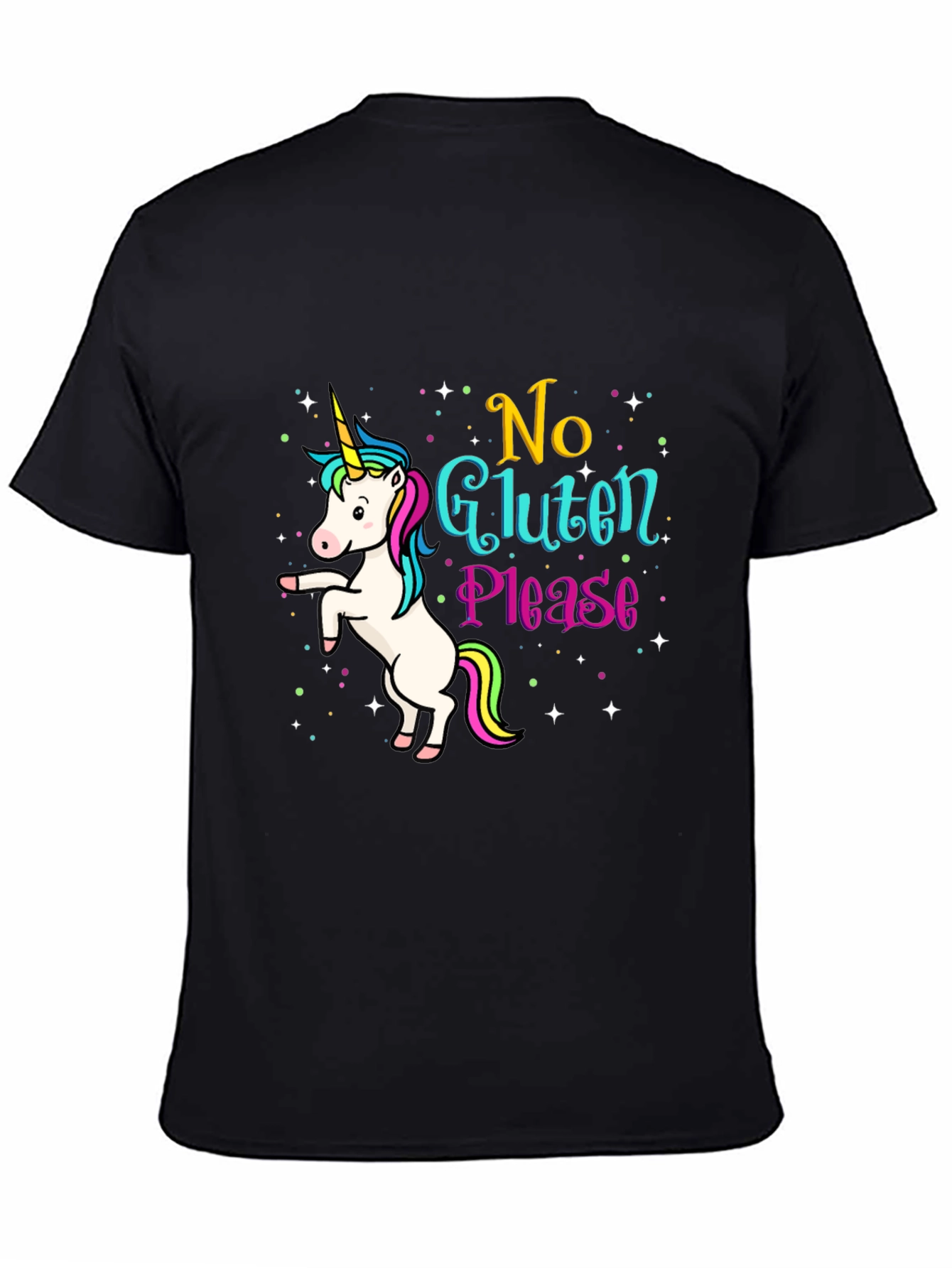 Unicorn No Gluten Please Graphic Tee