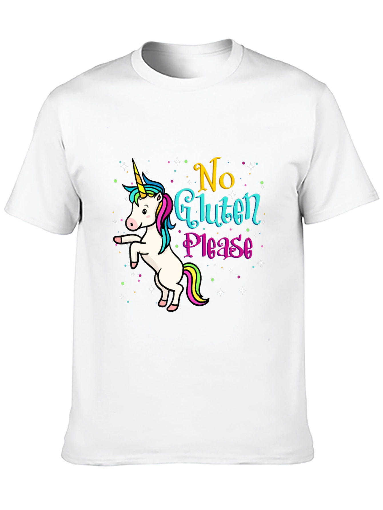 Unicorn No Gluten Please Graphic Tee