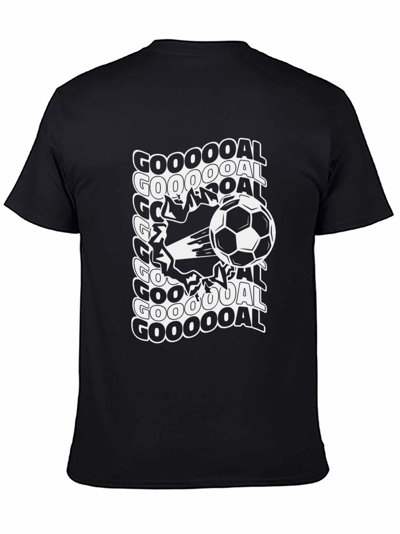 Goooooal Soccer T-Shirt Black