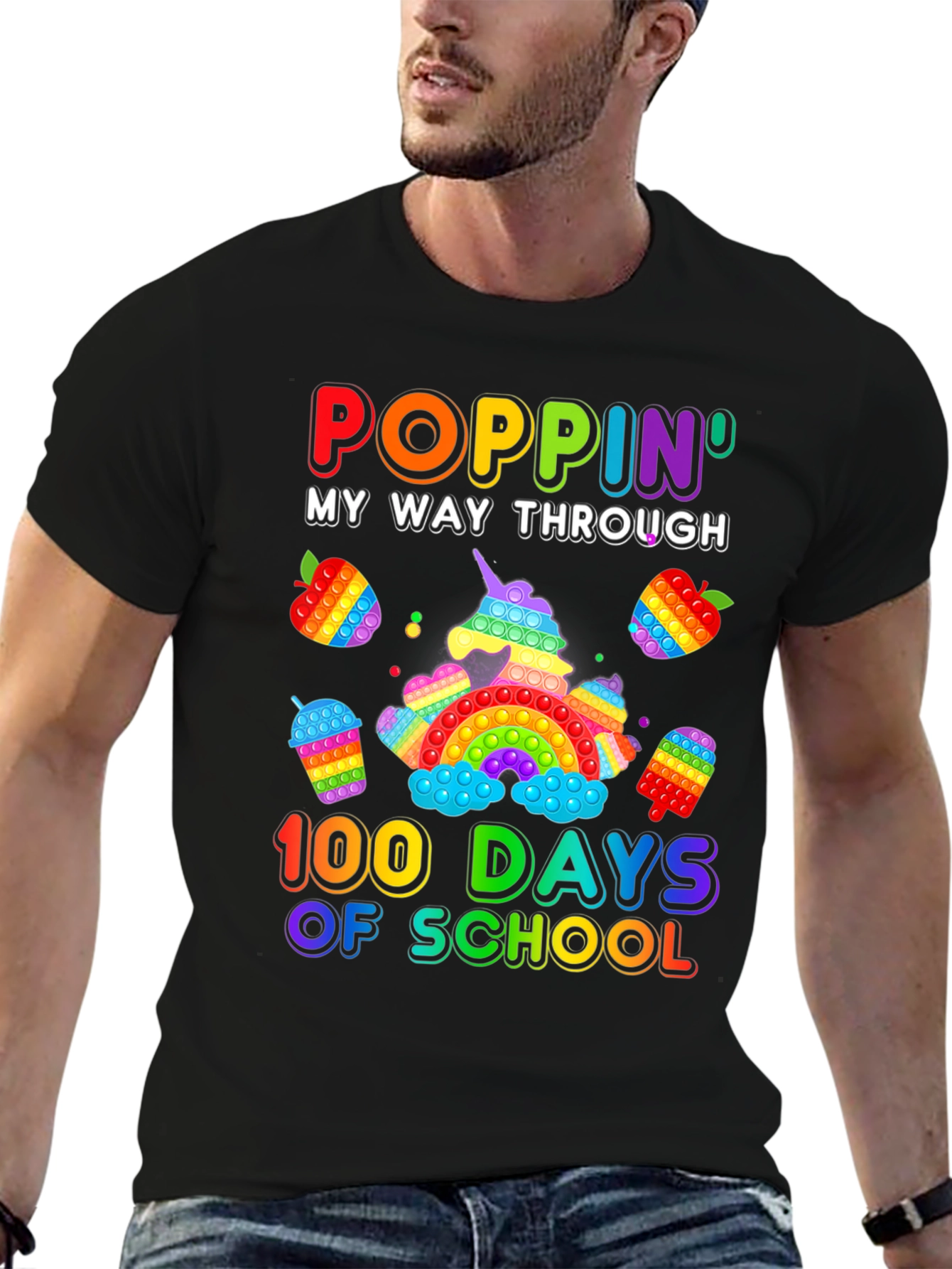 Poppin 100 Days of School T-Shirt