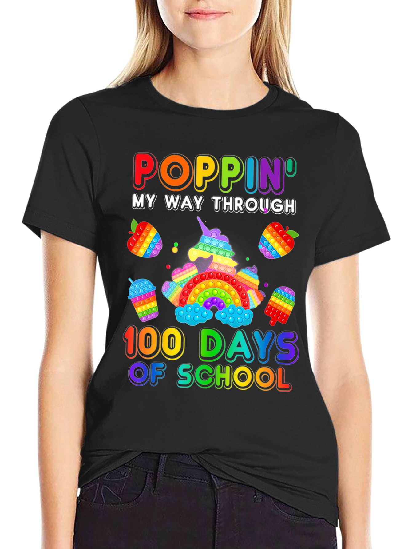 Poppin 100 Days of School T-Shirt