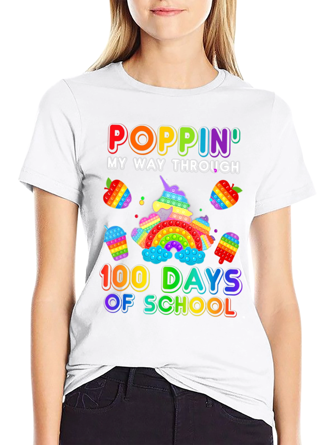 Poppin 100 Days of School T-Shirt