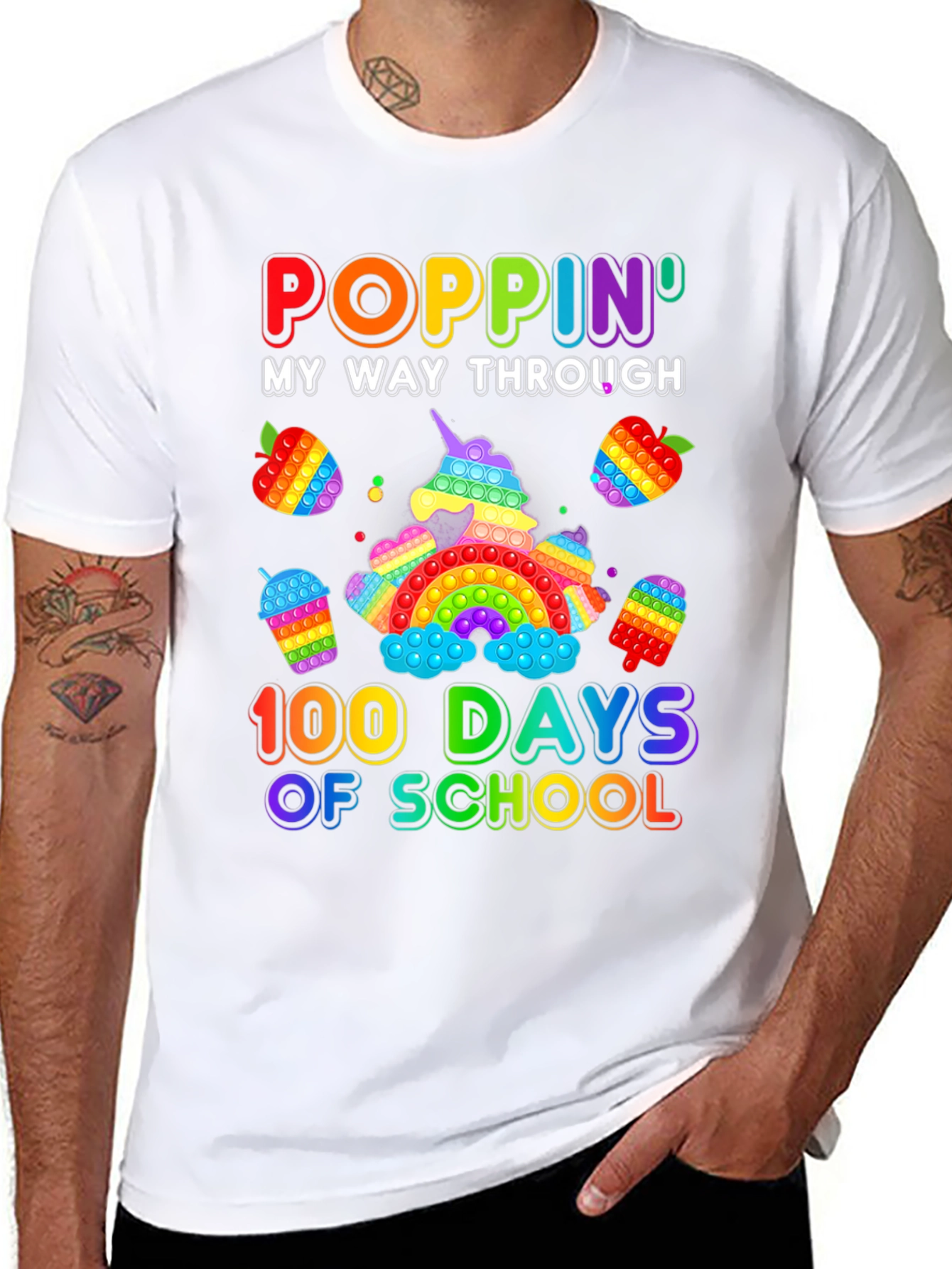 Poppin 100 Days of School T-Shirt
