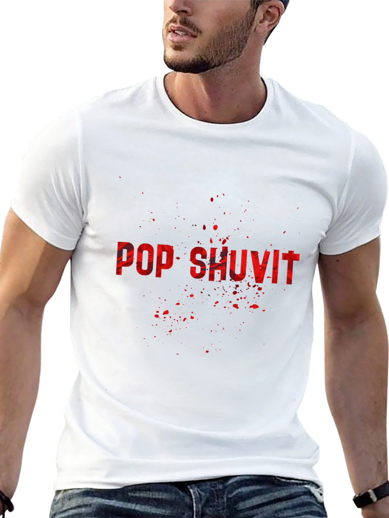 Pop Shuvit Graphic Print T-Shirt