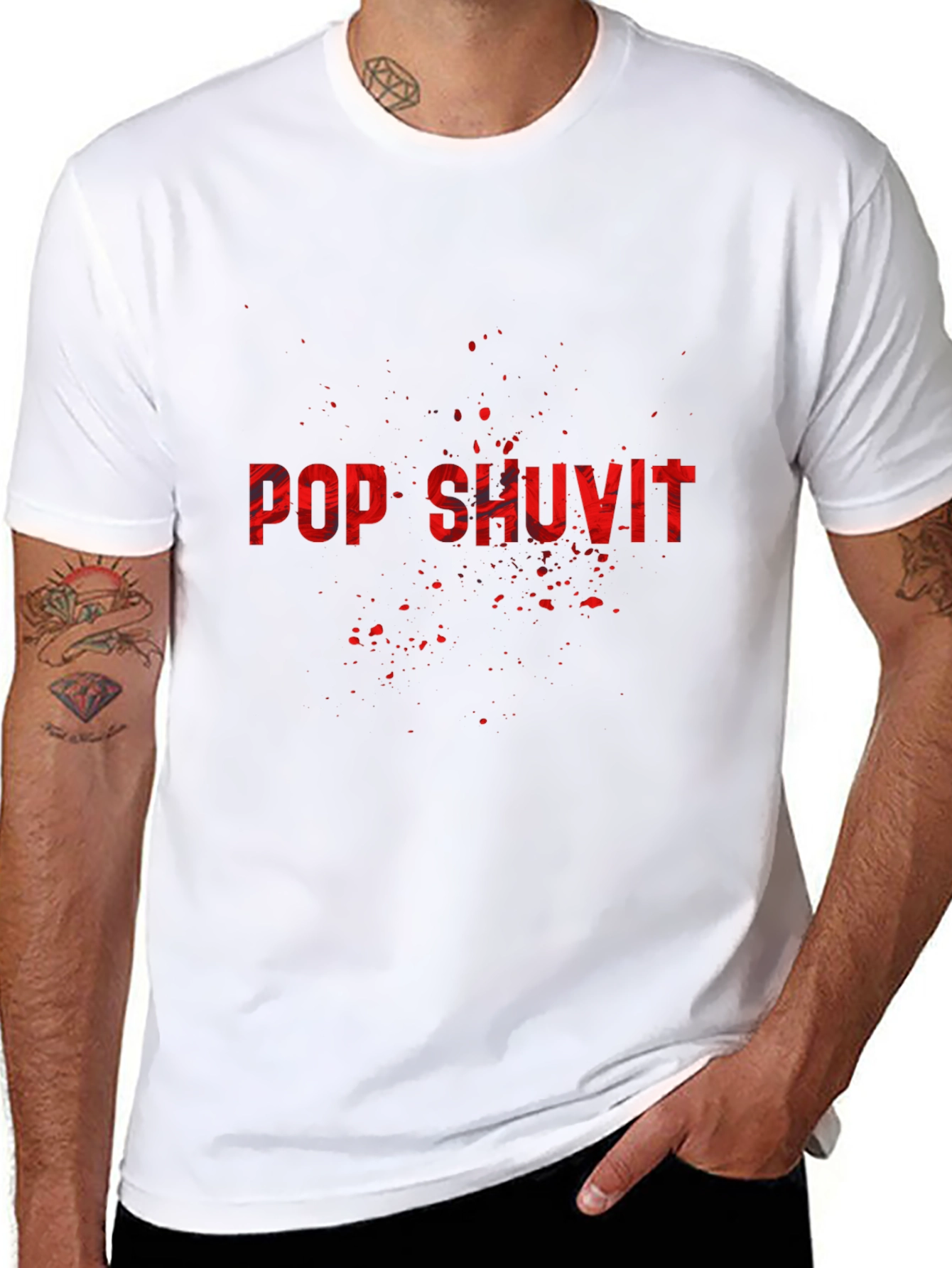 Pop Shuvit Graphic Print T-Shirt