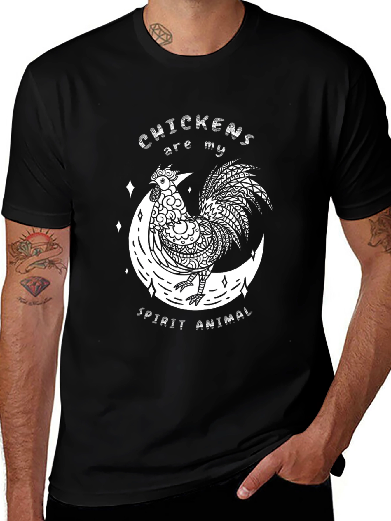 Chicken Spirit Animal Graphic Tee