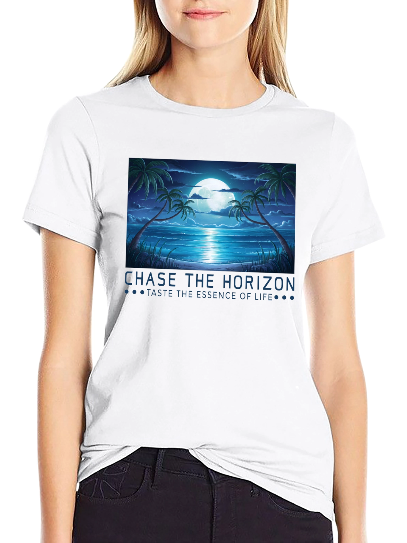 Chase the Horizon Beach Moon T-Shirt
