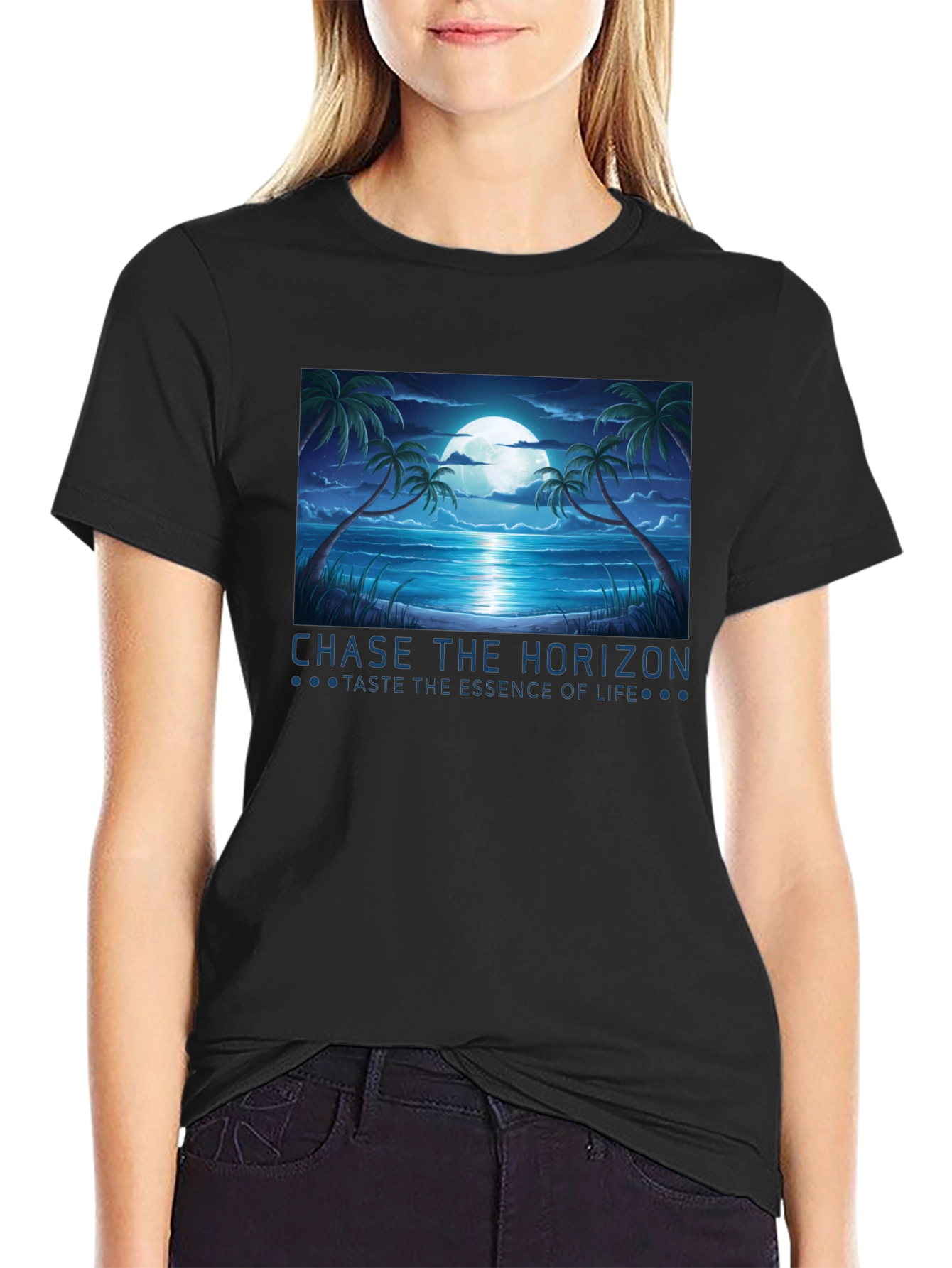 Chase the Horizon Beach Moon T-Shirt