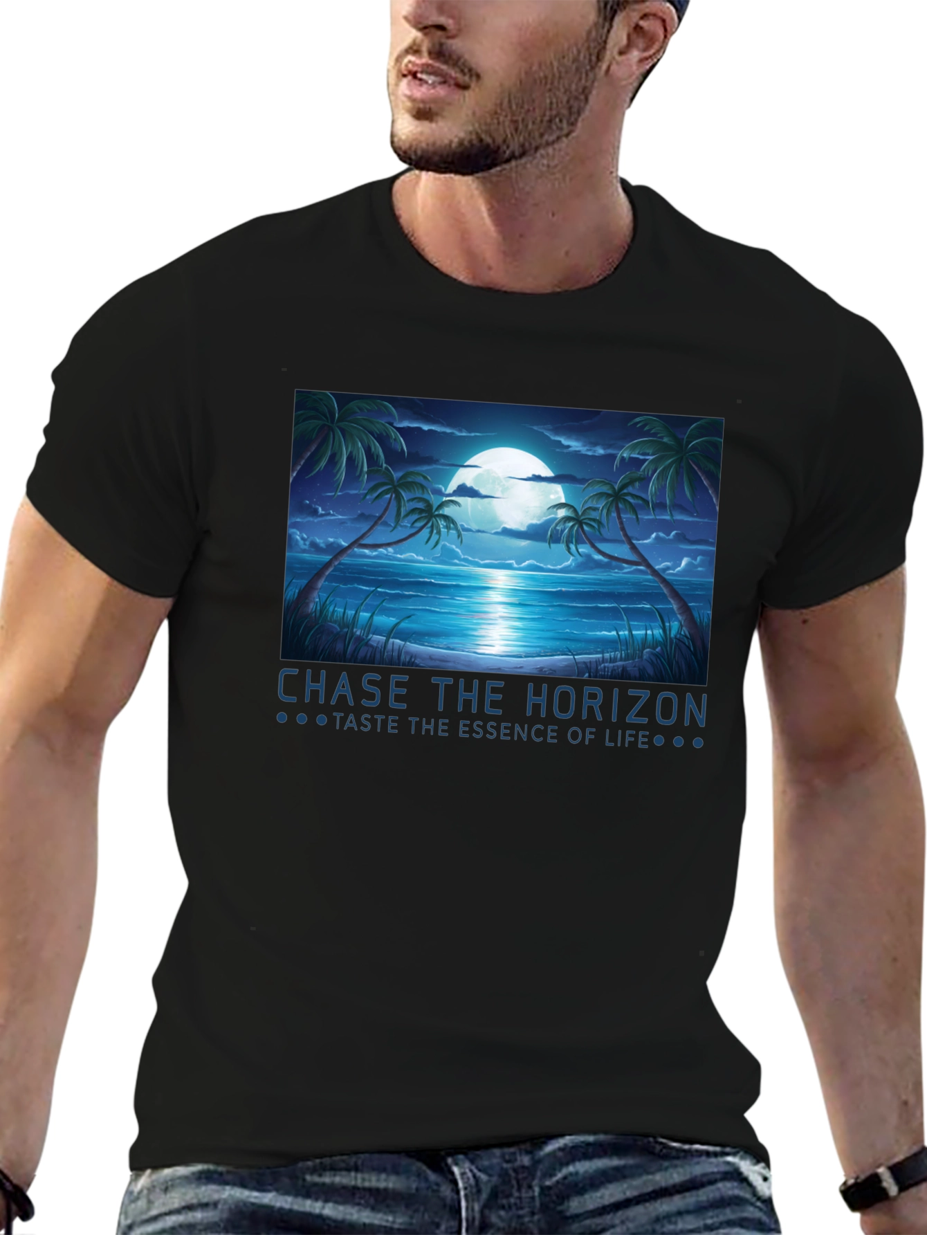 Chase the Horizon Beach Moon T-Shirt