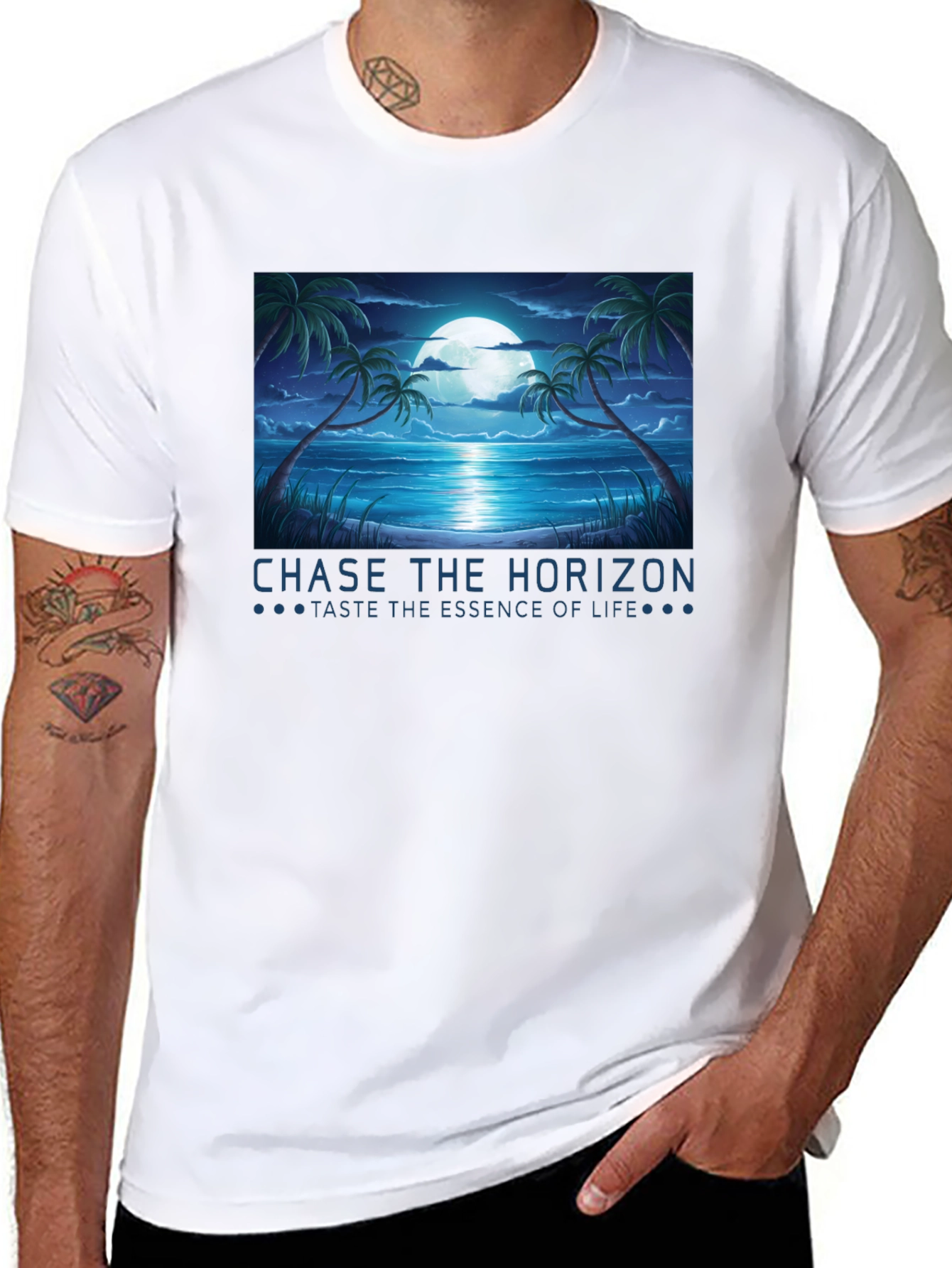 Chase the Horizon Beach Moon T-Shirt