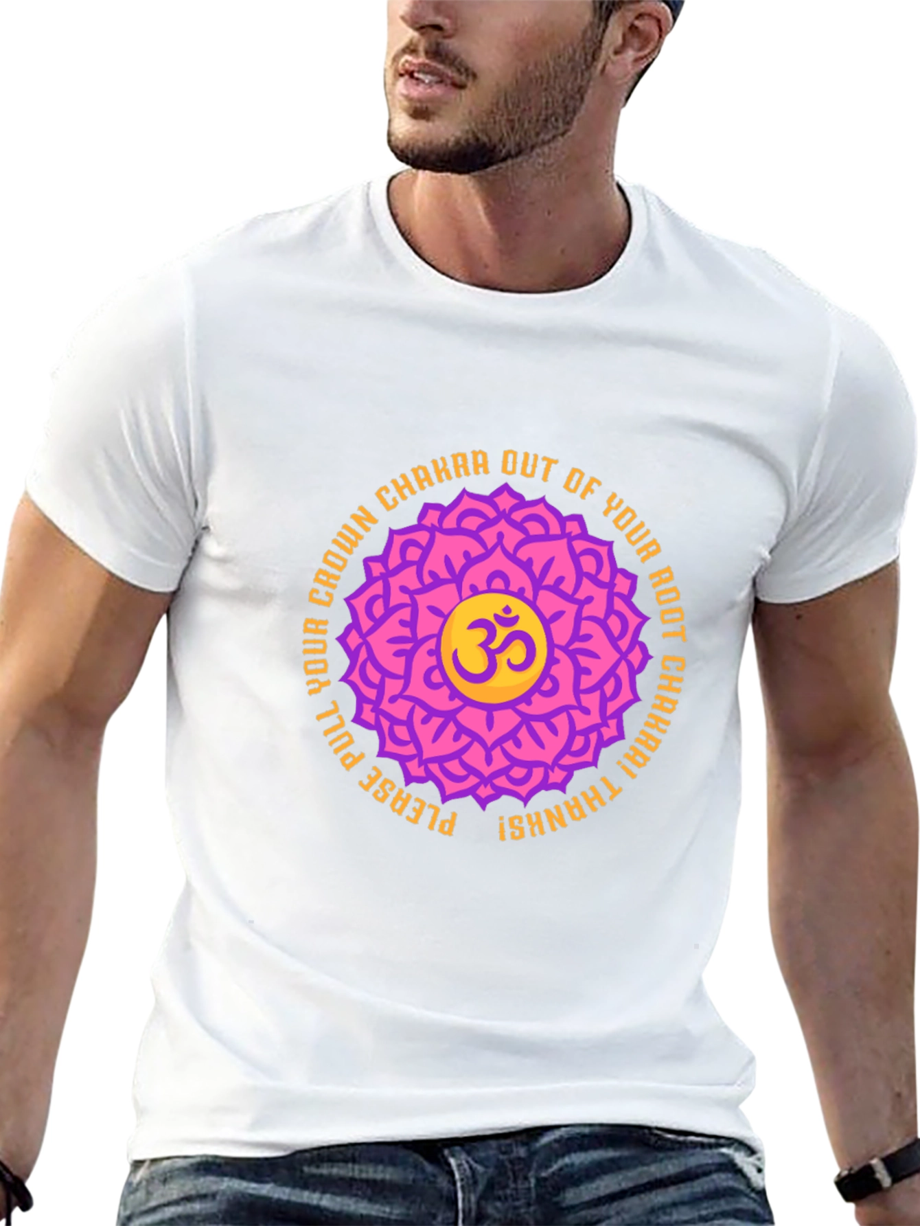 Chakra Lotus Om Graphic T-Shirt
