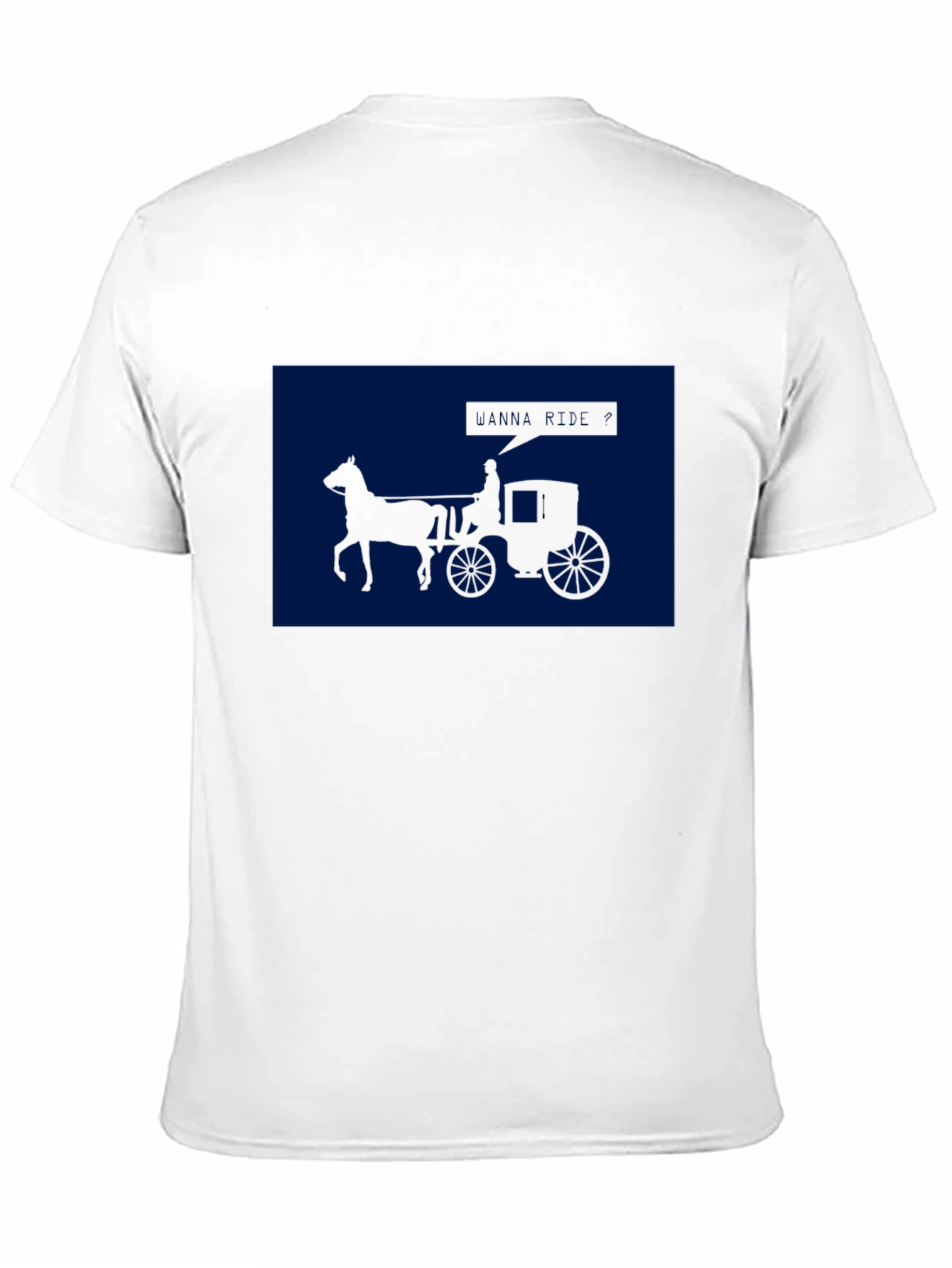 Horse Carriage Graphic Tee - Classic Style