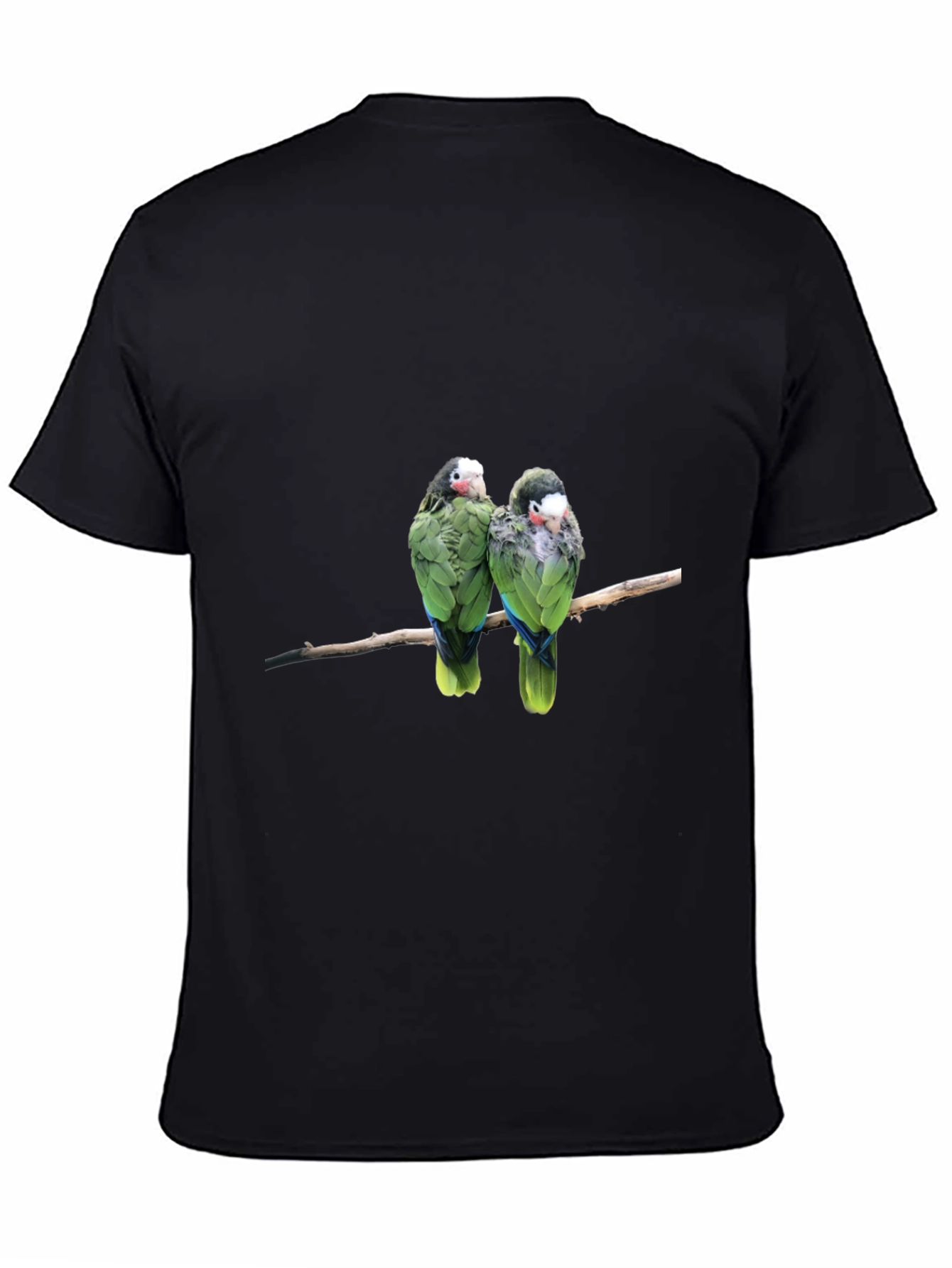 Parrot Duo Black T-Shirt - Bird Lover Apparel
