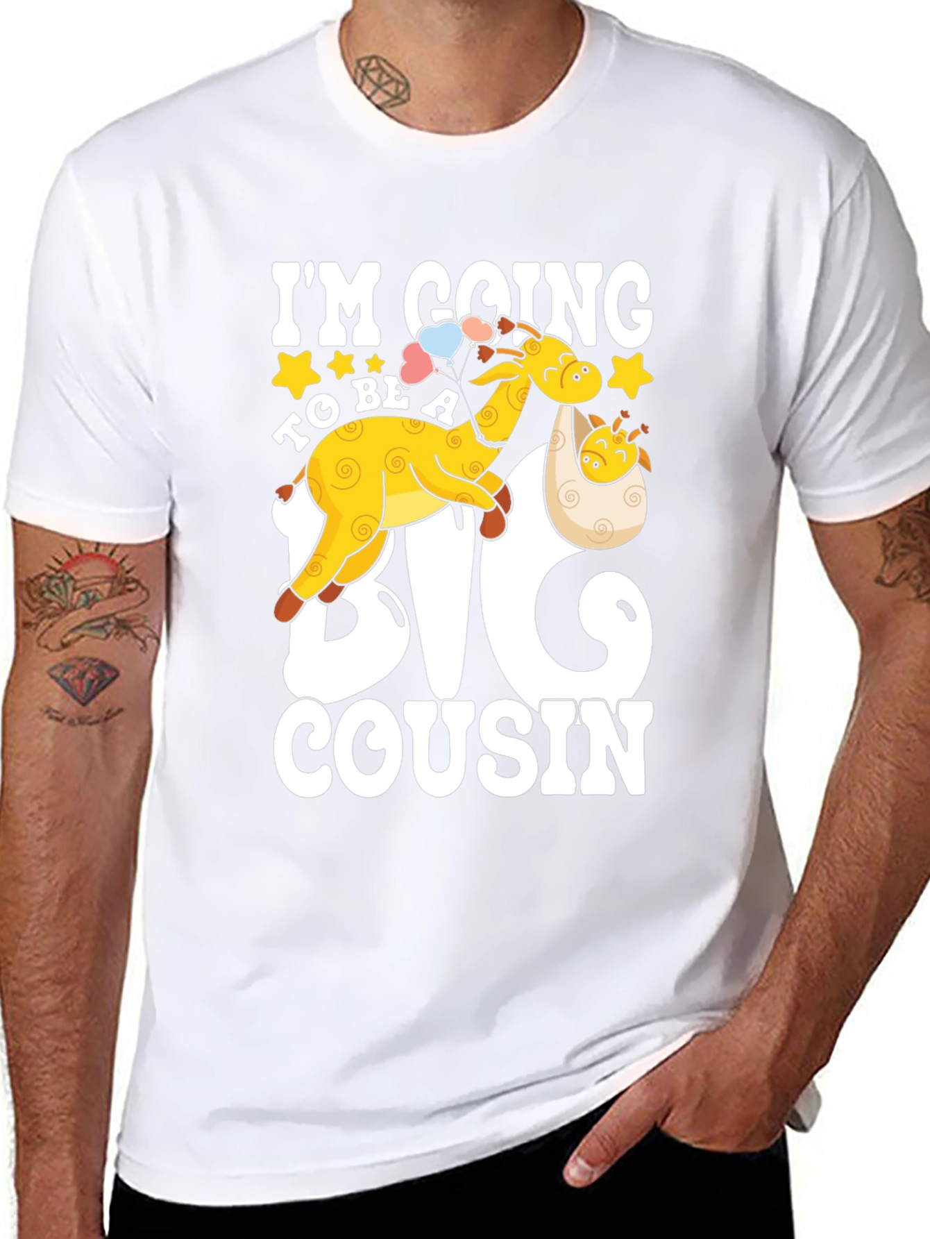 Big Cousin Giraffe T-Shirt